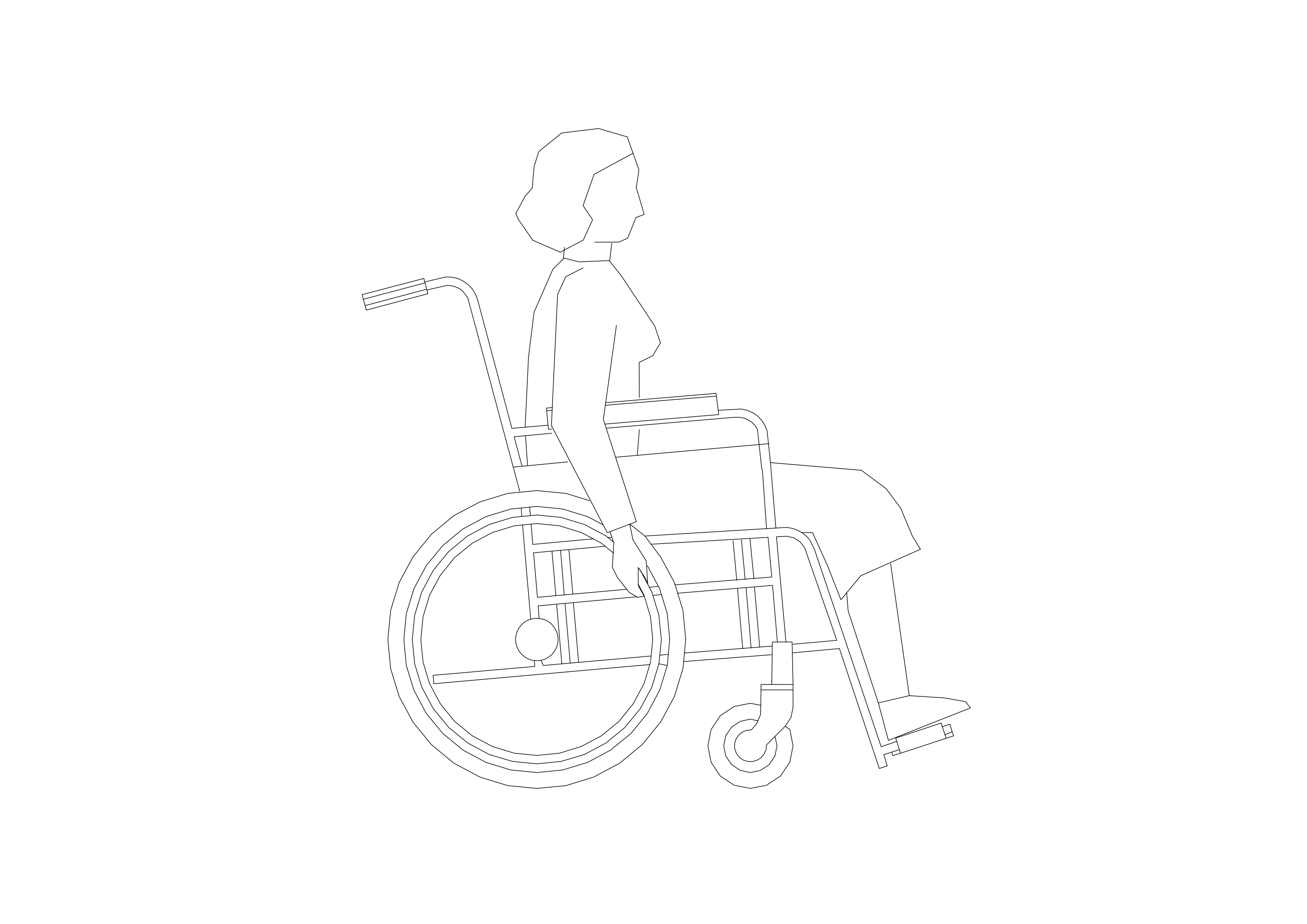 Free Disabled Person Elevation CAD Block – DWG, DXF, PDF Format