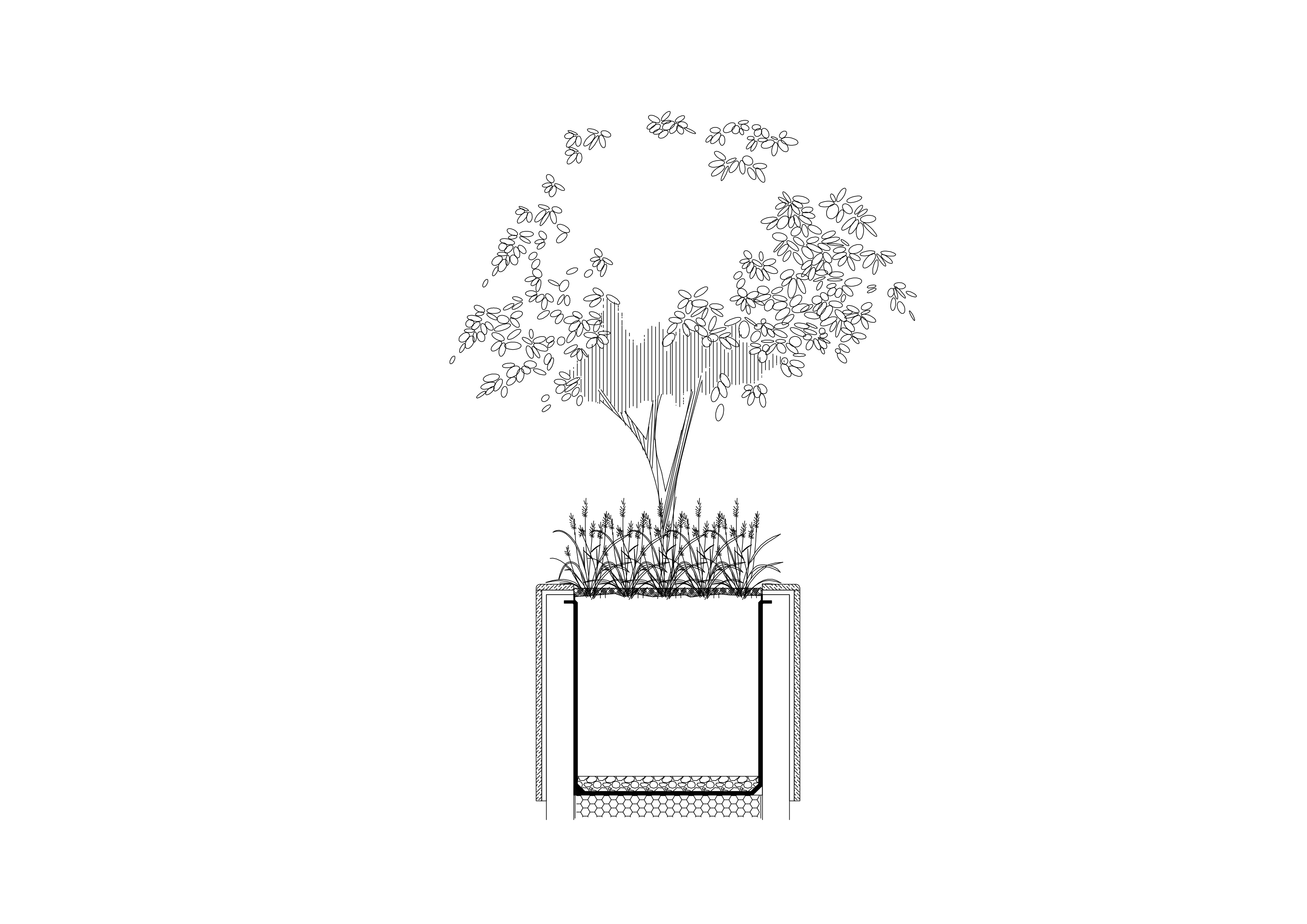 Free Plant Elevation CAD Block – DWG, DXF, PDF Format