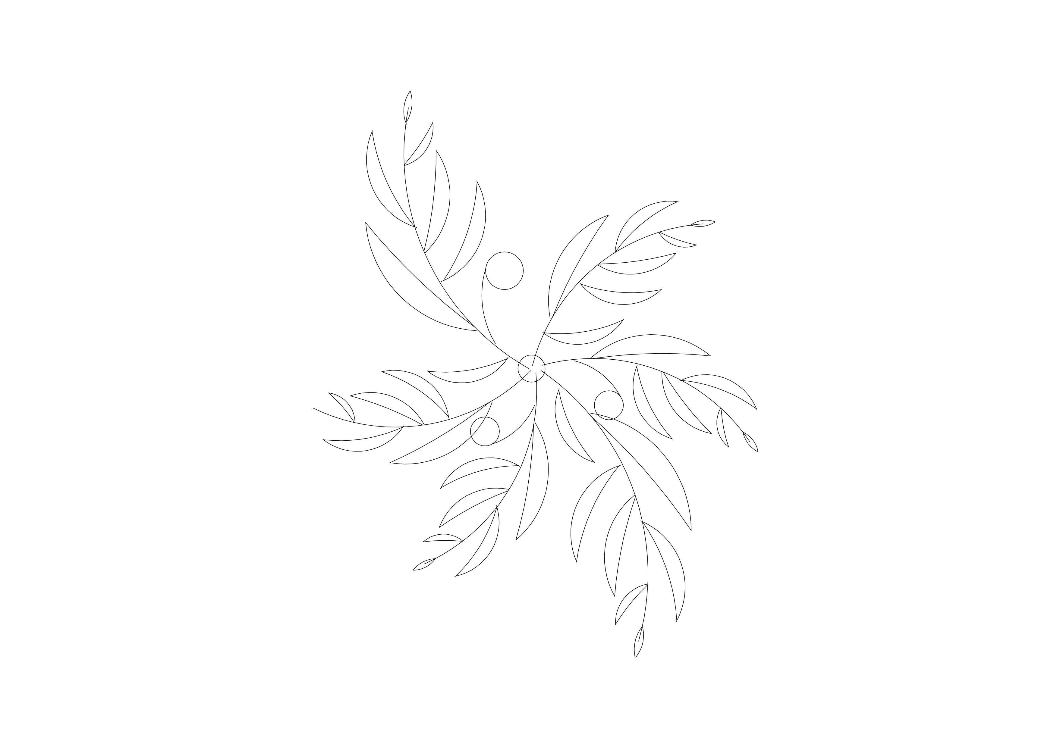 Free Plant Top View CAD Block – DWG, DXF, PDF Format