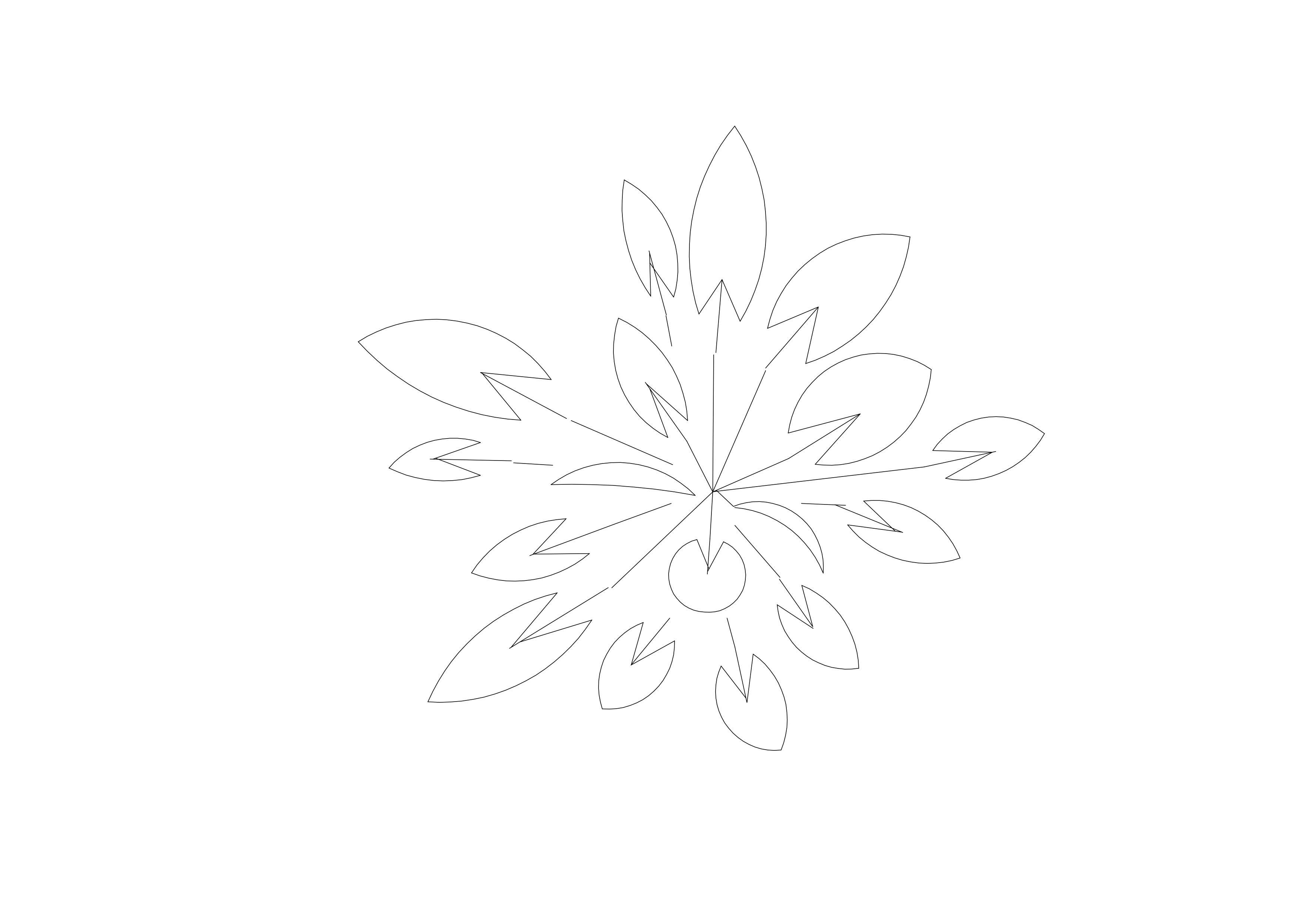 Free Plant Top View CAD Block – DWG, DXF, PDF Format