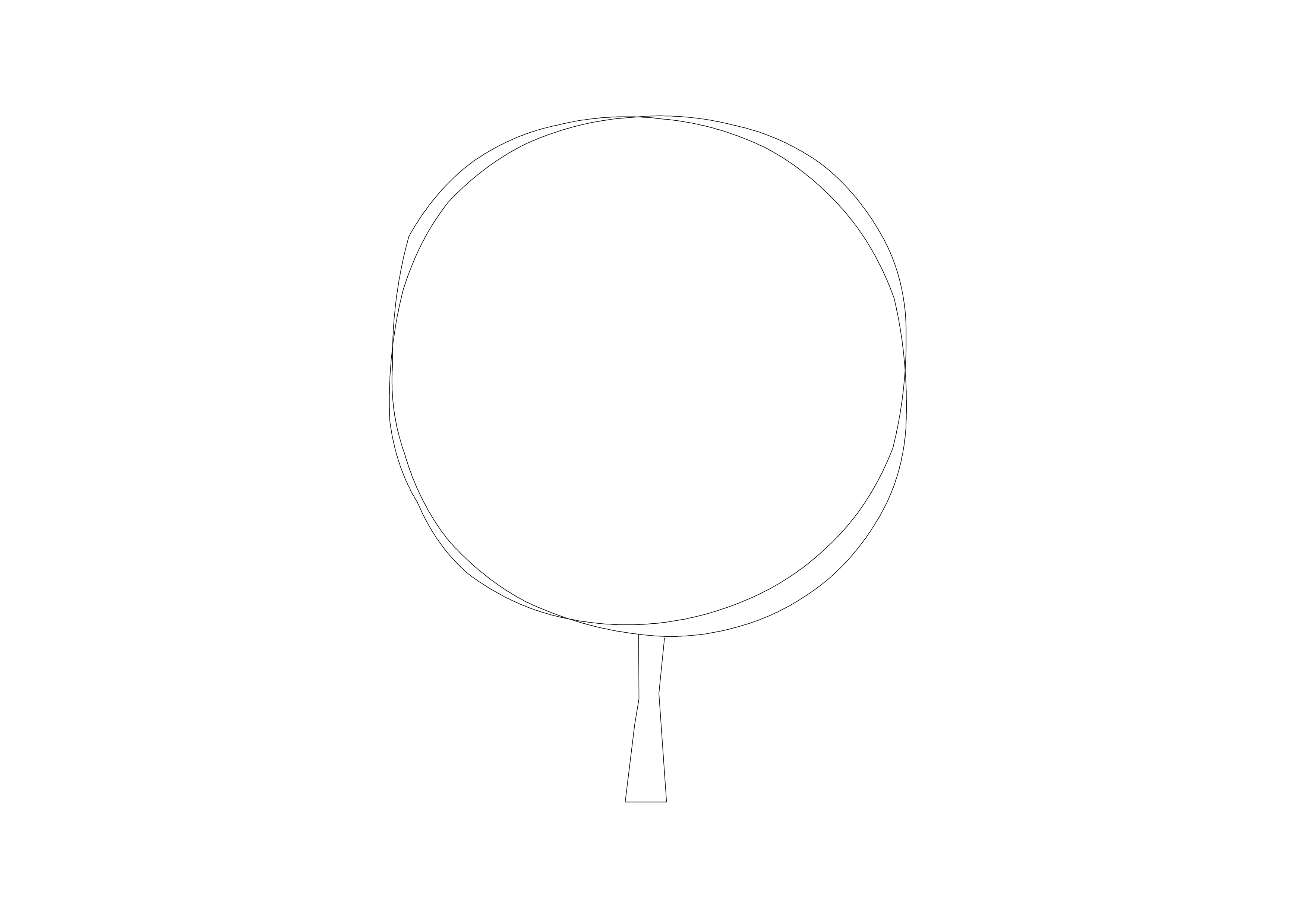 Free Tree Elevation CAD Block – DWG, DXF, PDF Format