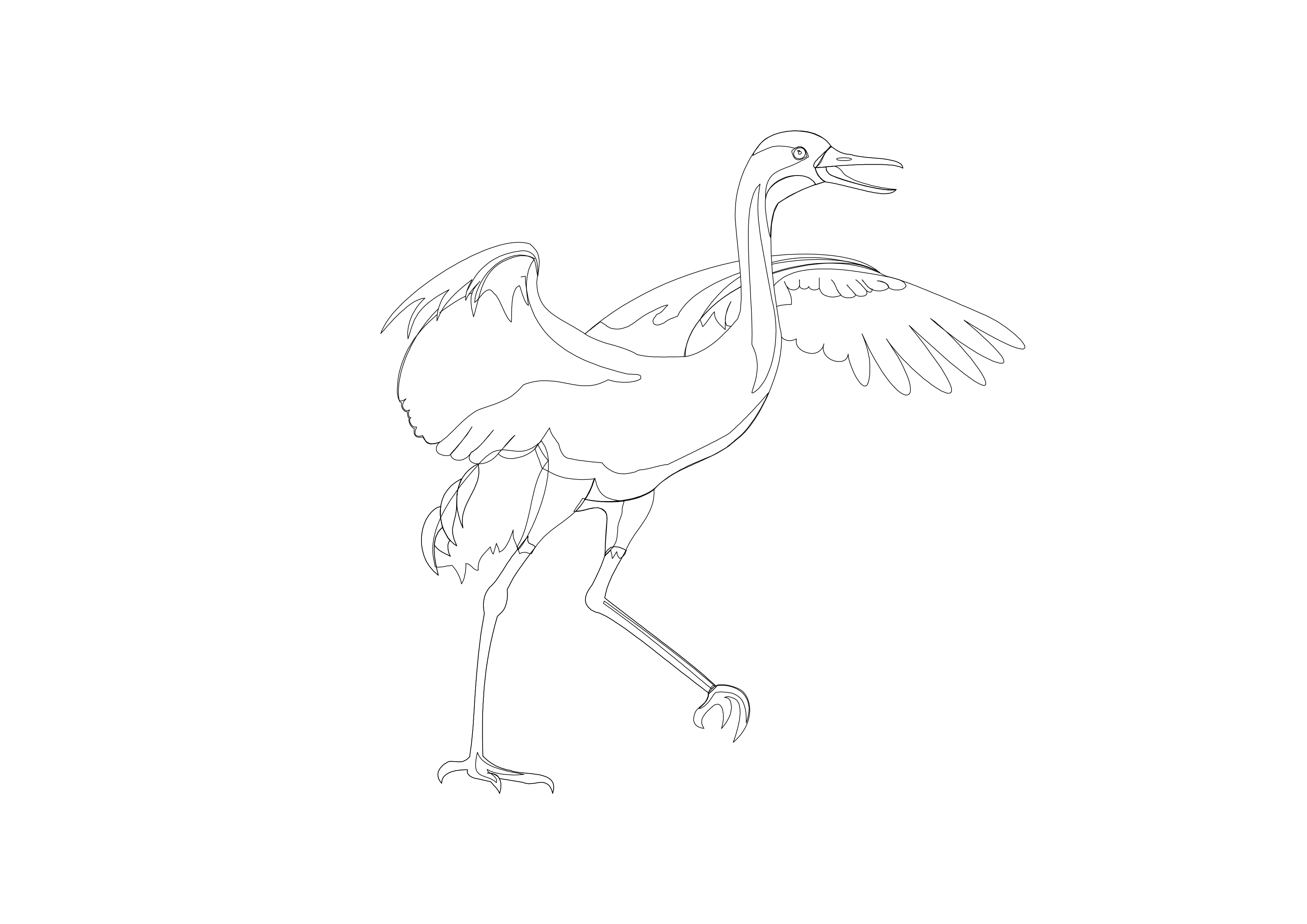 Free Bird CAD Block – DWG, DXF, PDF Format