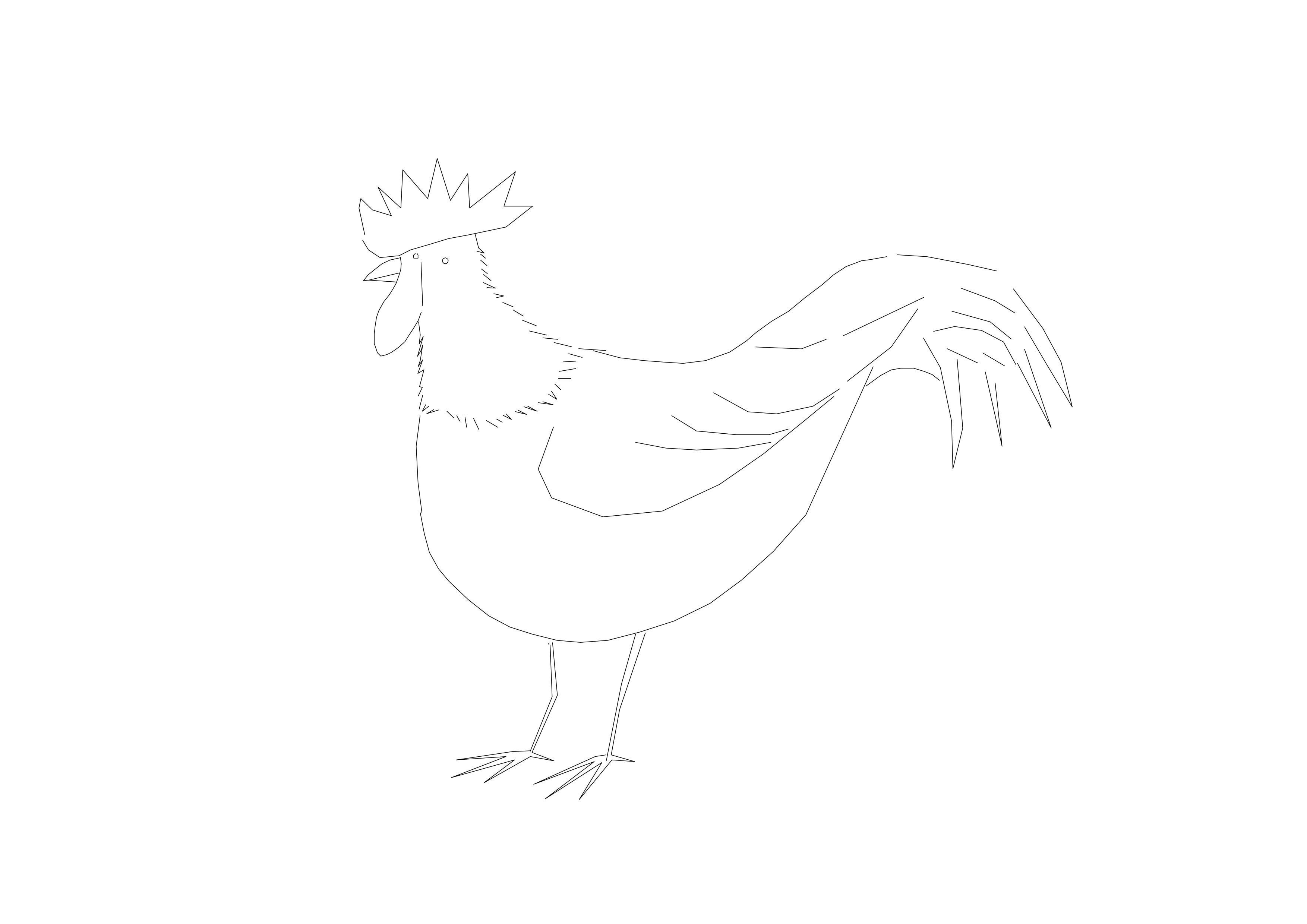 Free Bird CAD Block – DWG, DXF, PDF Format