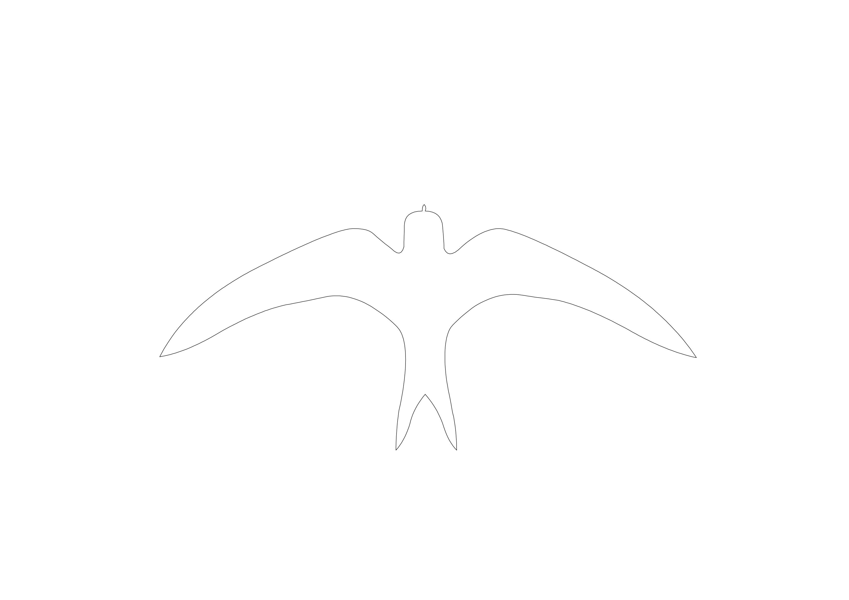 Free Bird CAD Block – DWG, DXF, PDF Format