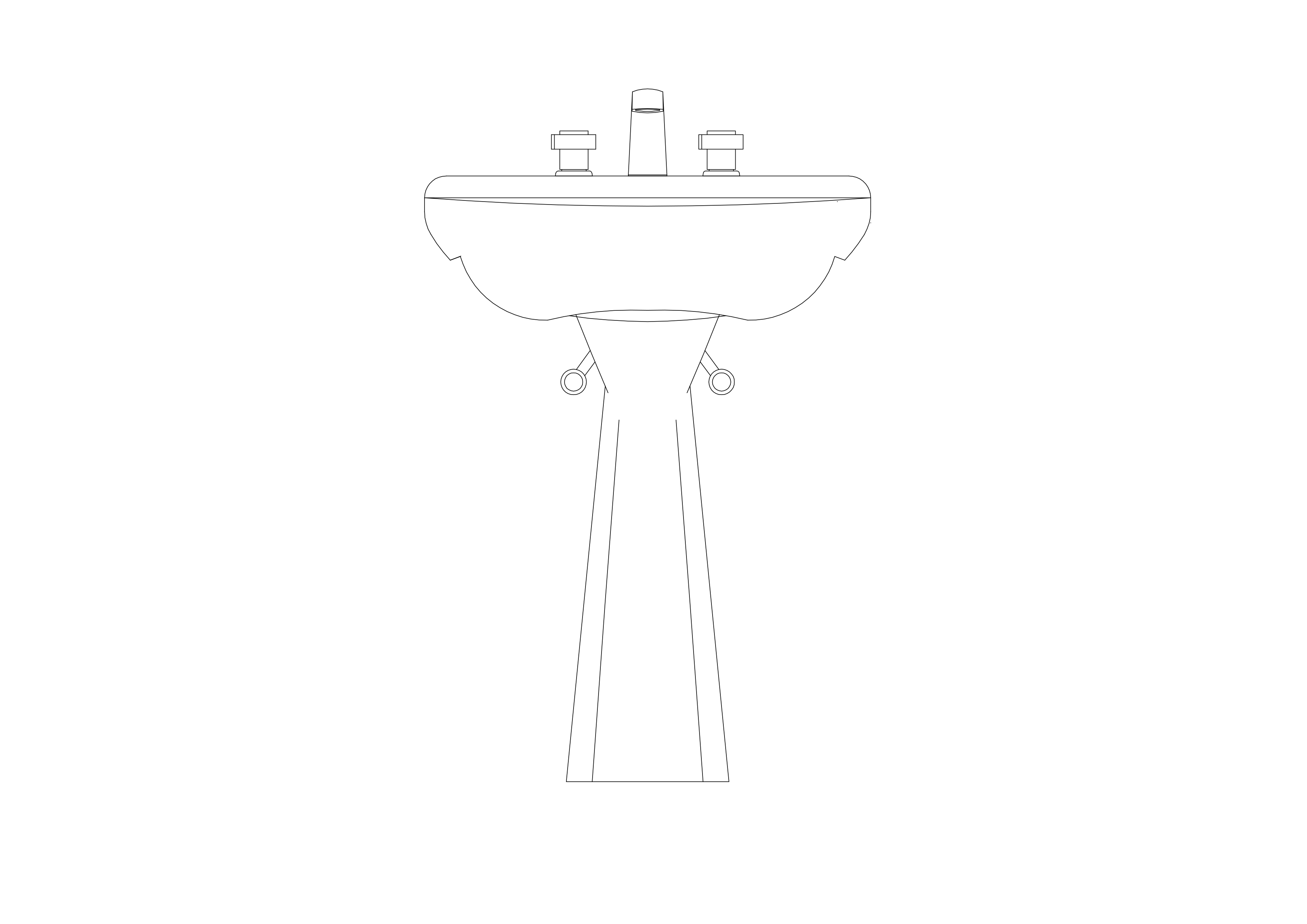 Free Sink Elevation CAD Block – DWG, DXF, PDF Format