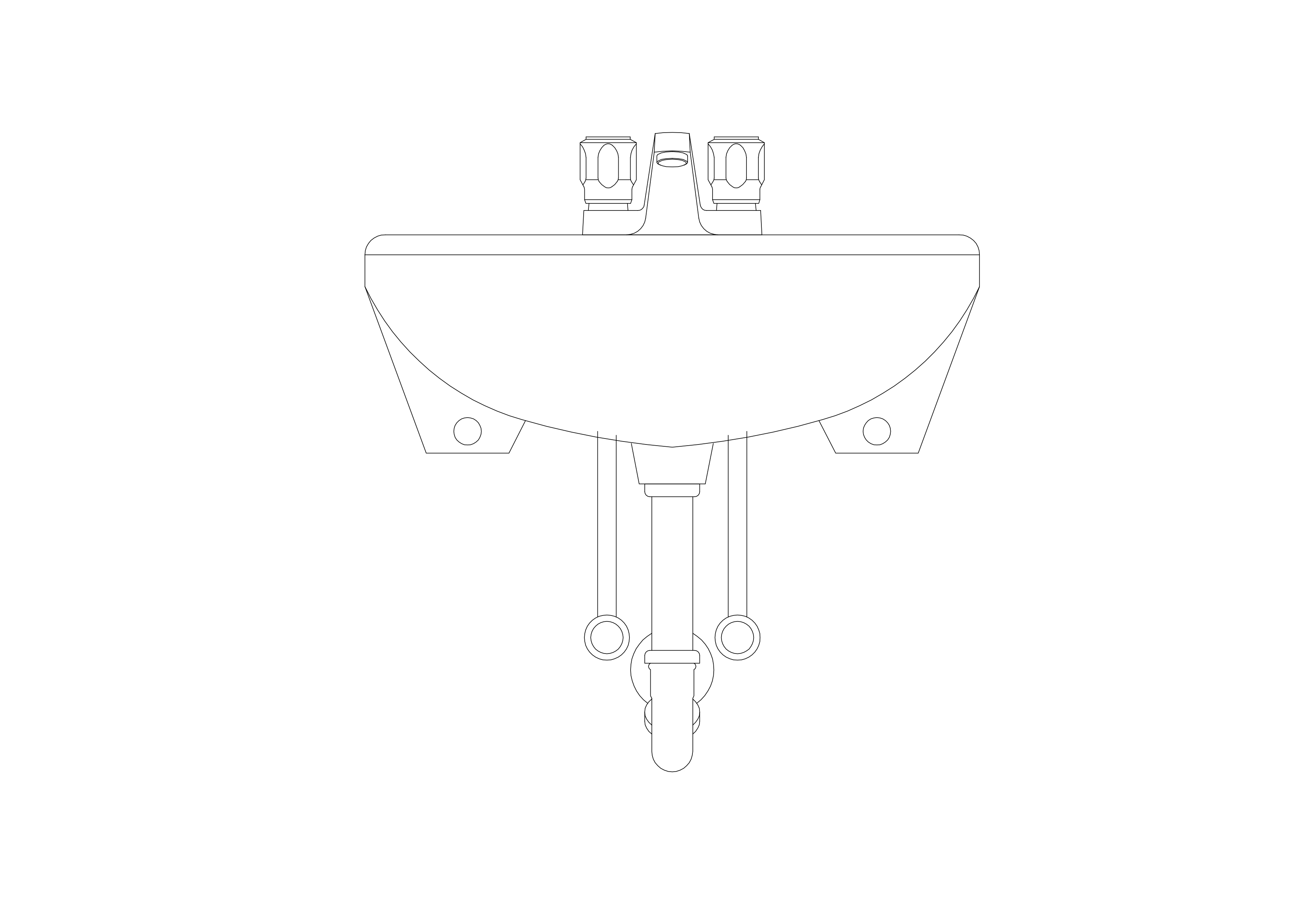 Free Sink Elevation CAD Block – DWG, DXF, PDF Format