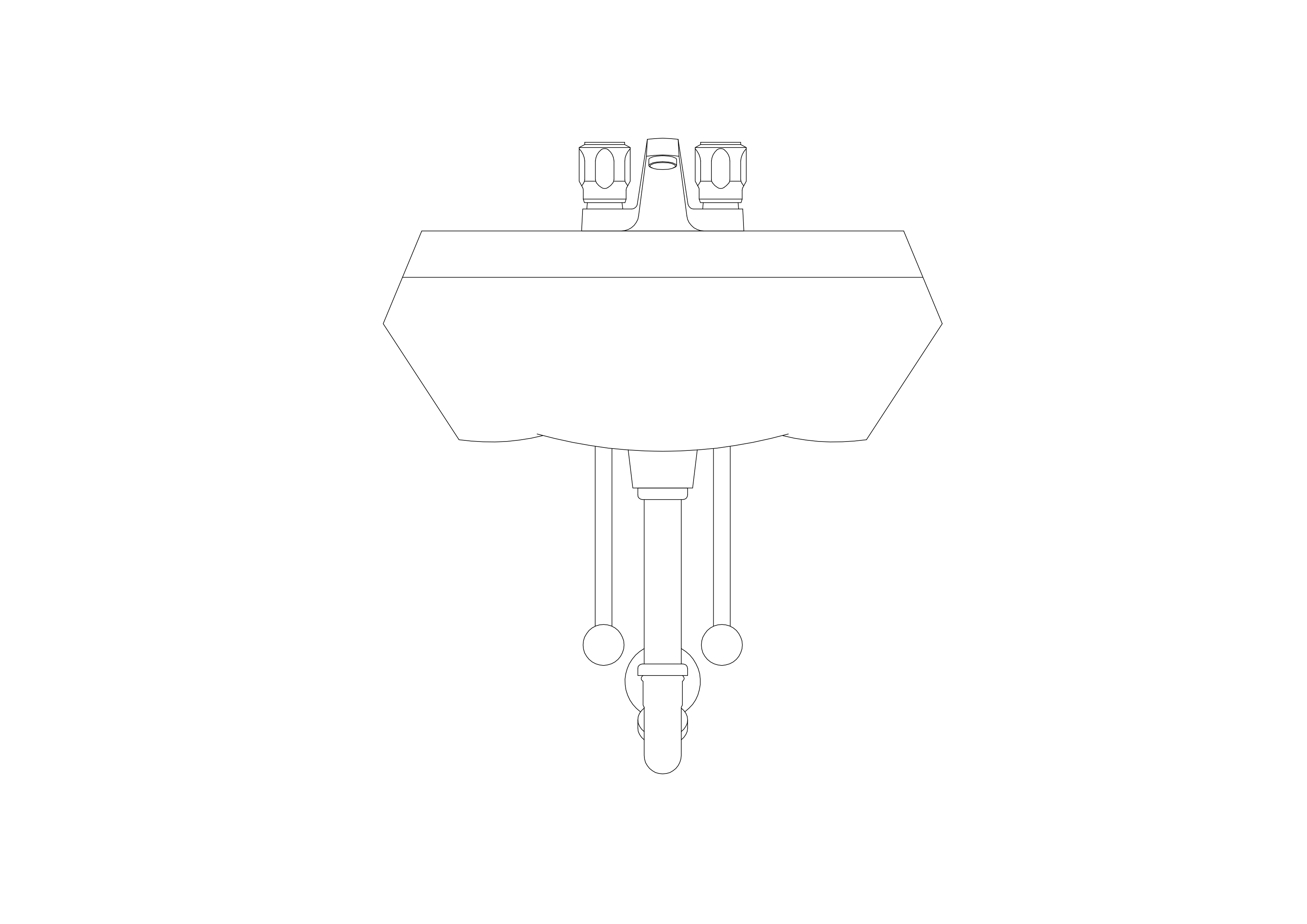 Free Sink Elevation CAD Block – DWG, DXF, PDF Format