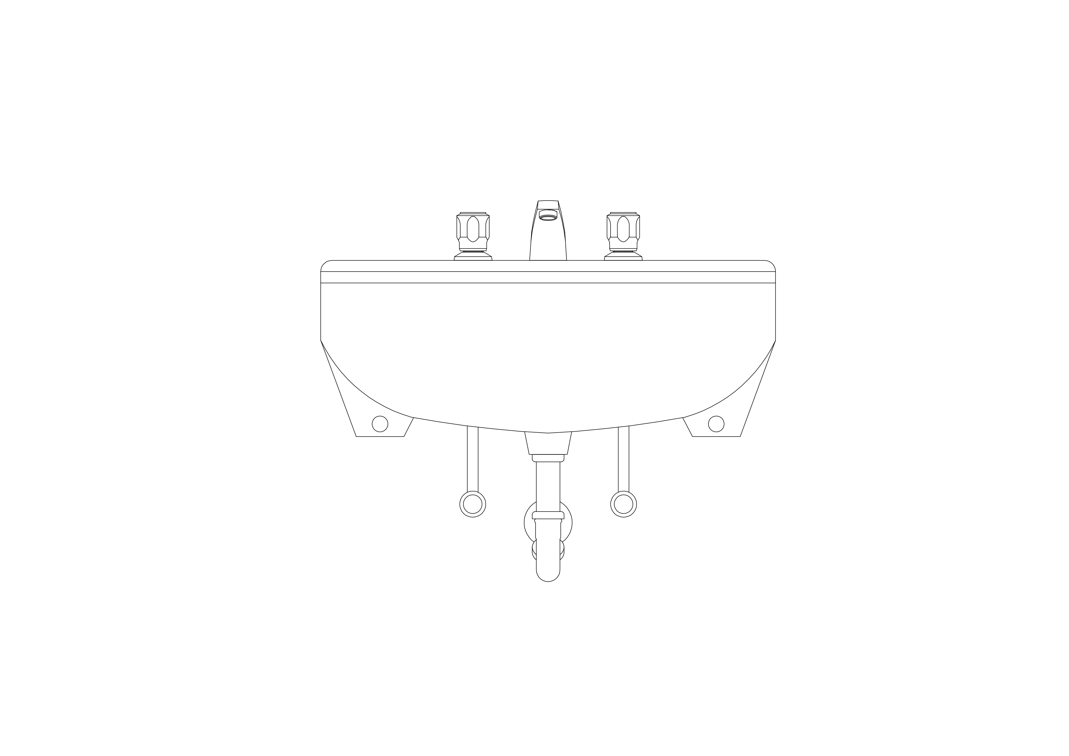 Free Sink Elevation CAD Block – DWG, DXF, PDF Format
