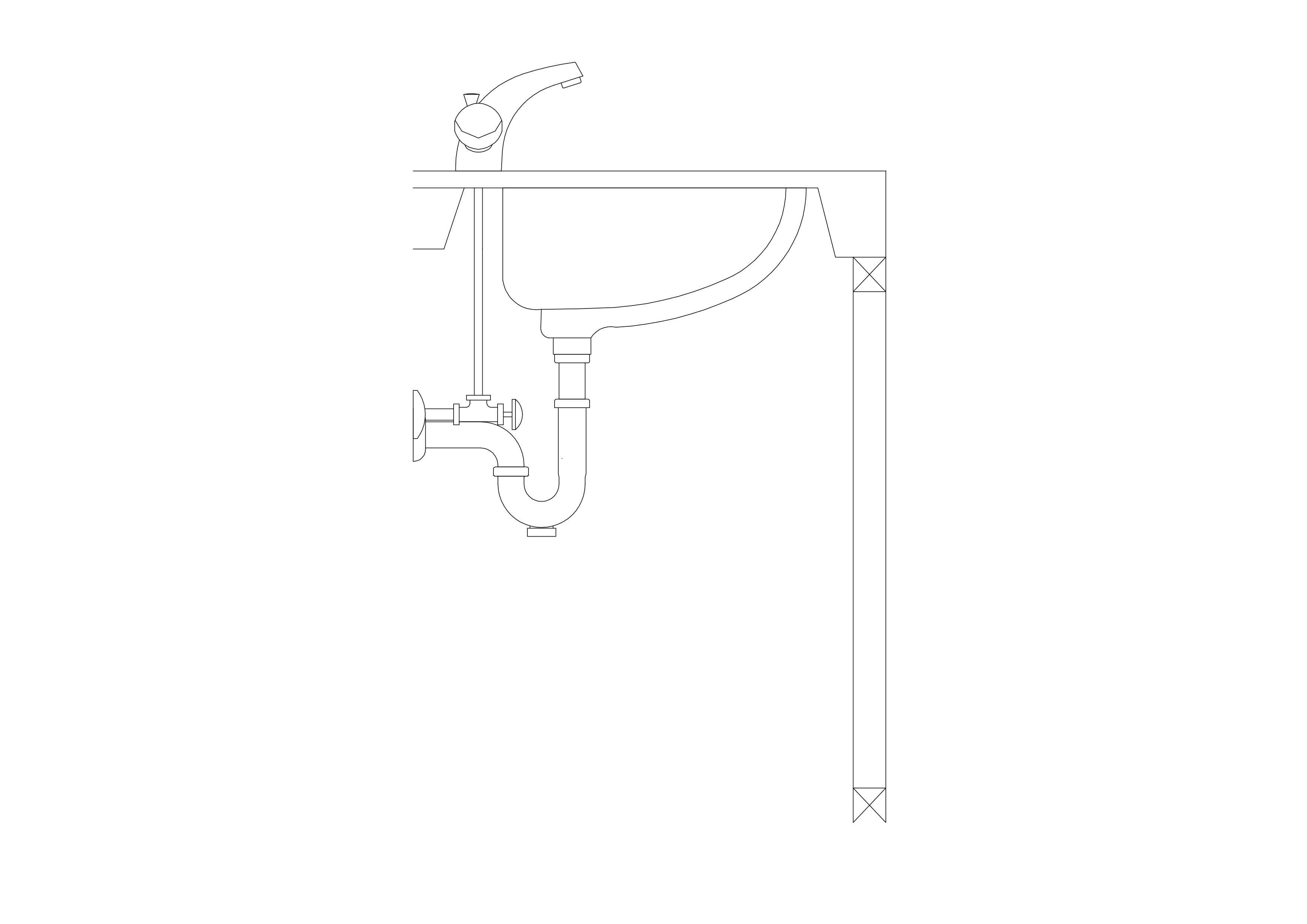 Free Sink Elevation CAD Block – DWG, DXF, PDF Format