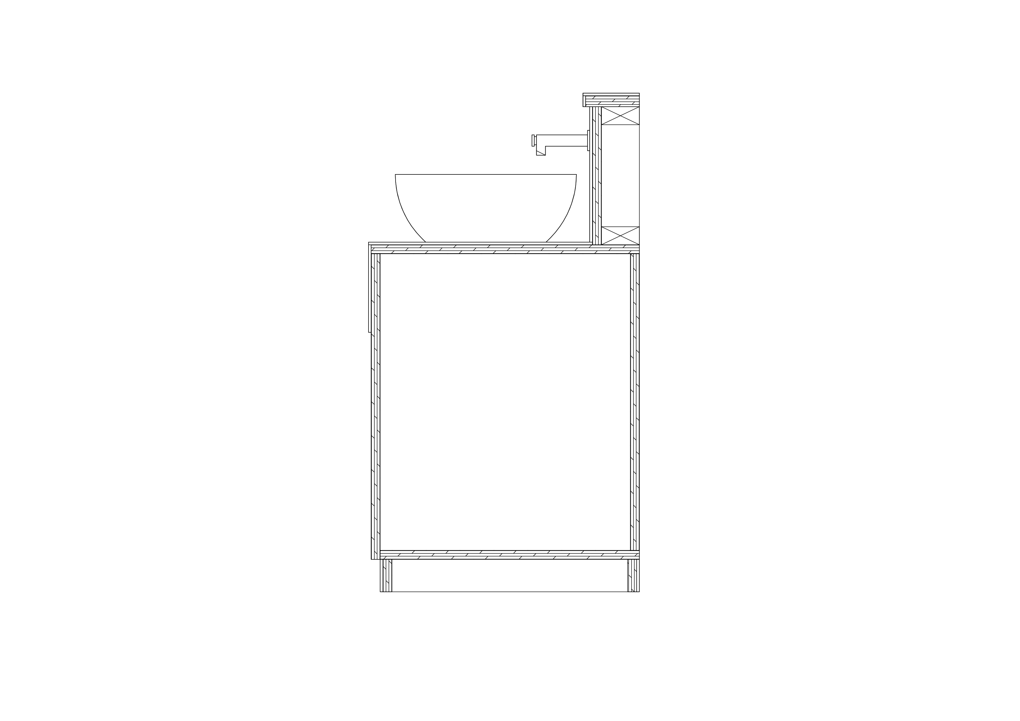 Free Sink Elevation CAD Block – DWG, DXF, PDF Format