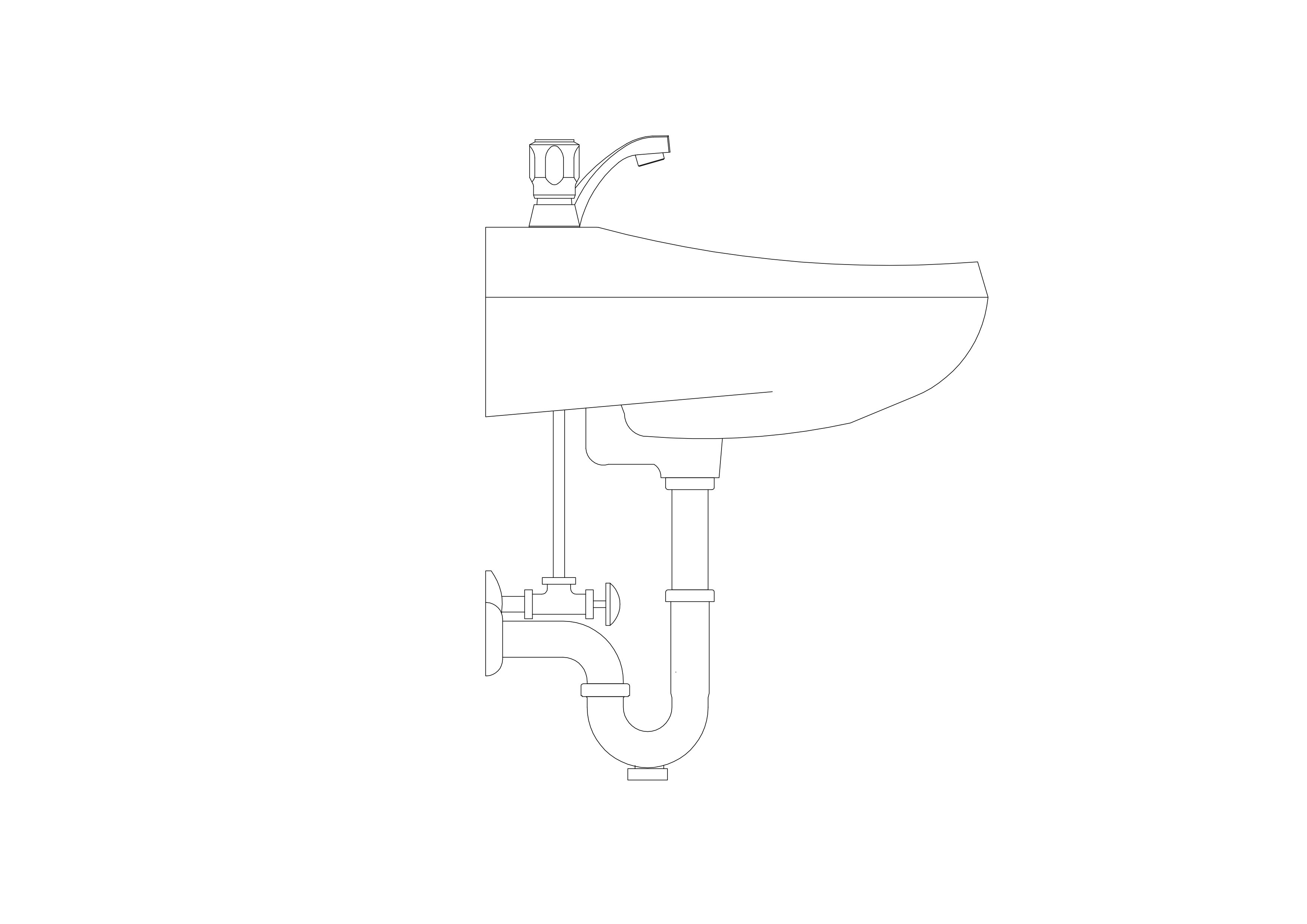 Free Sink Elevation CAD Block – DWG, DXF, PDF Format