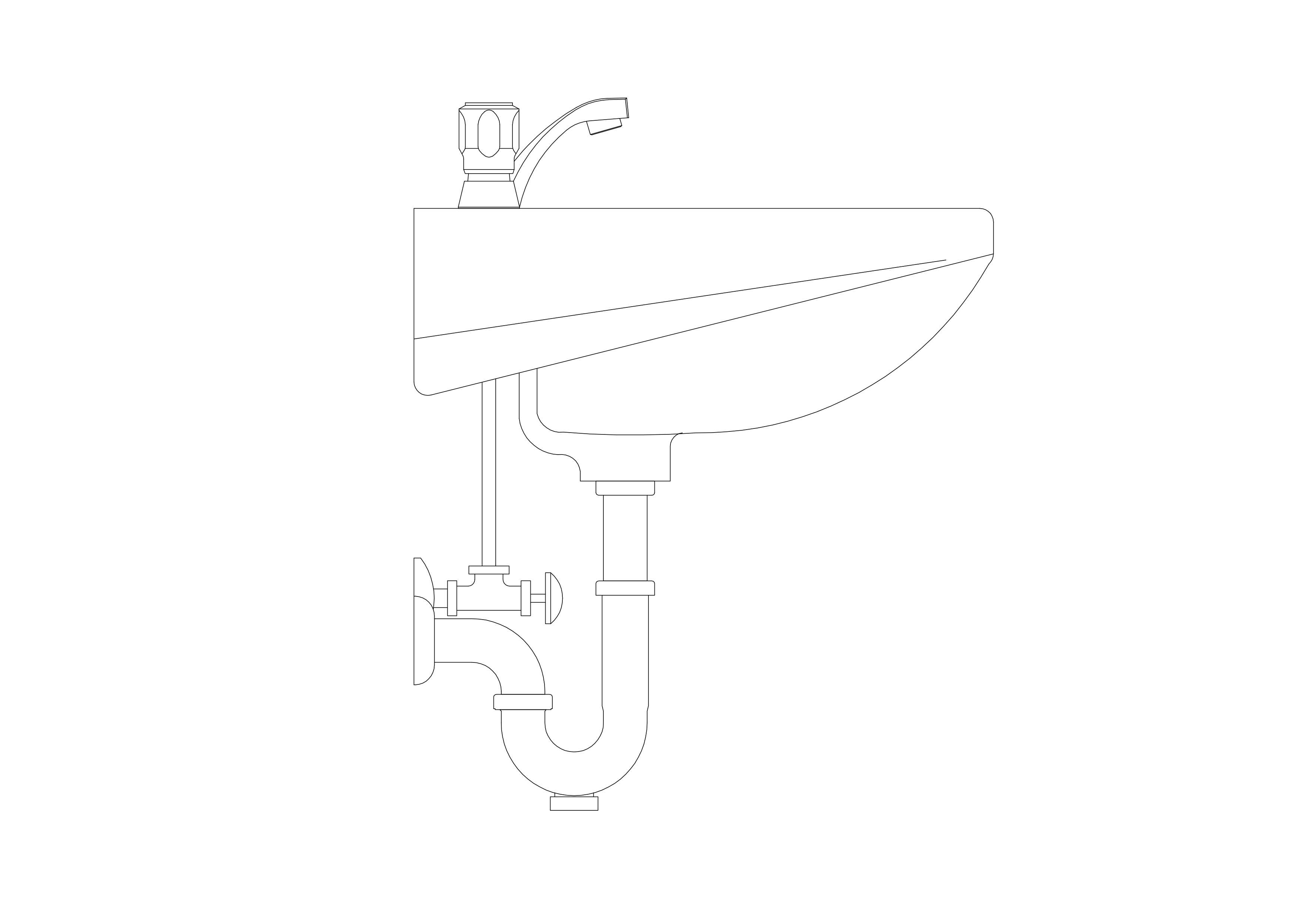 Free Sink Elevation CAD Block – DWG, DXF, PDF Format