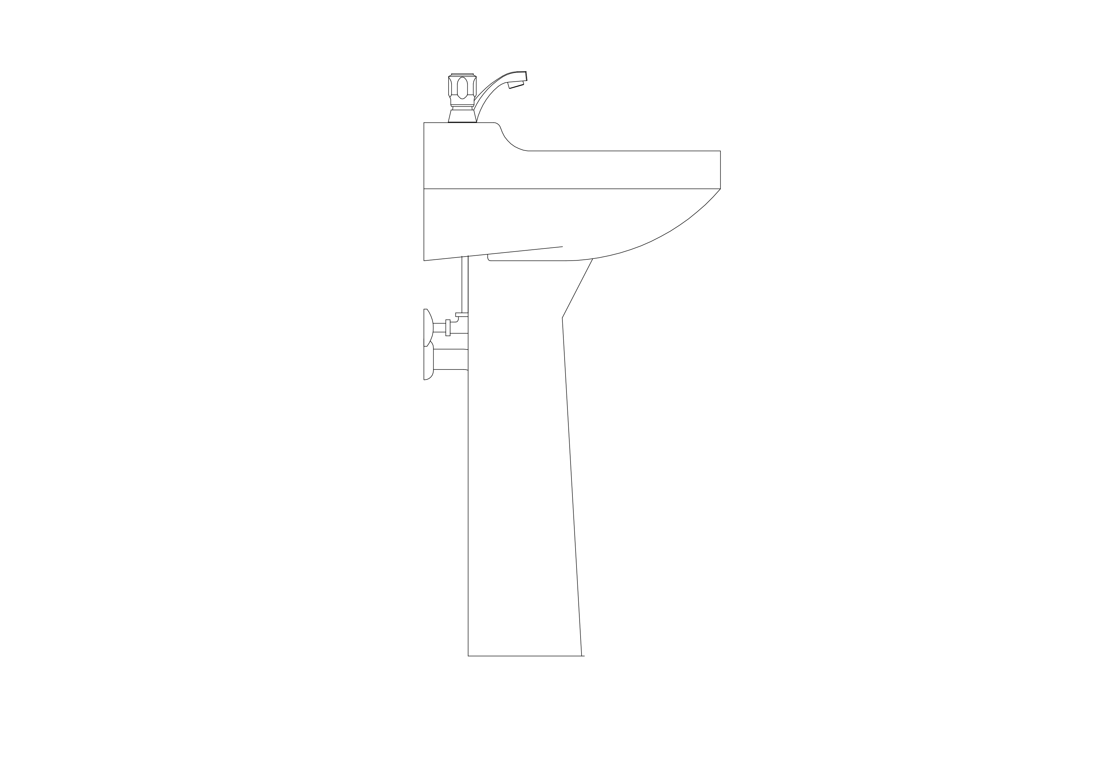Free Sink Elevation CAD Block – DWG, DXF, PDF Format