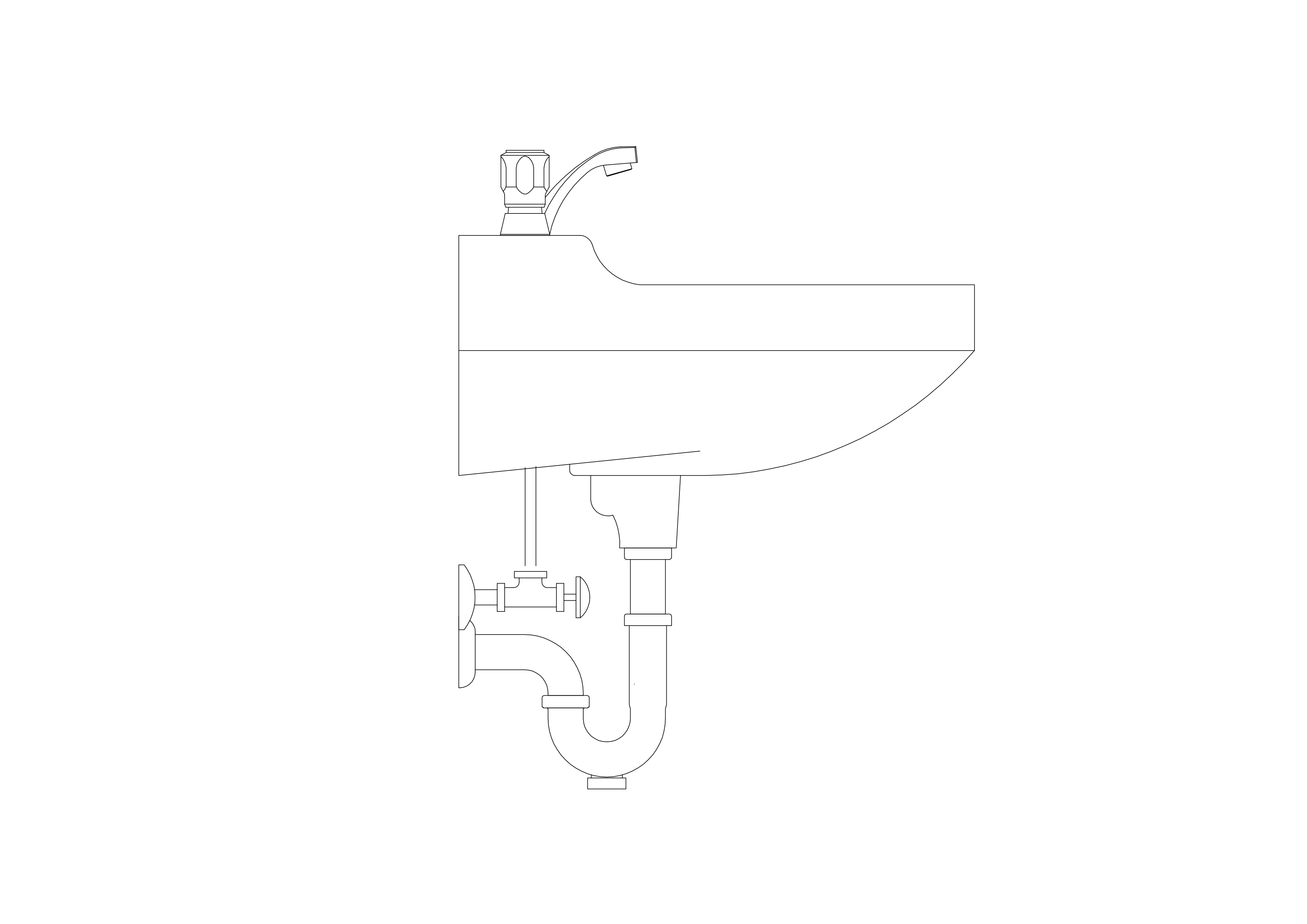 Free Sink Elevation CAD Block – DWG, DXF, PDF Format