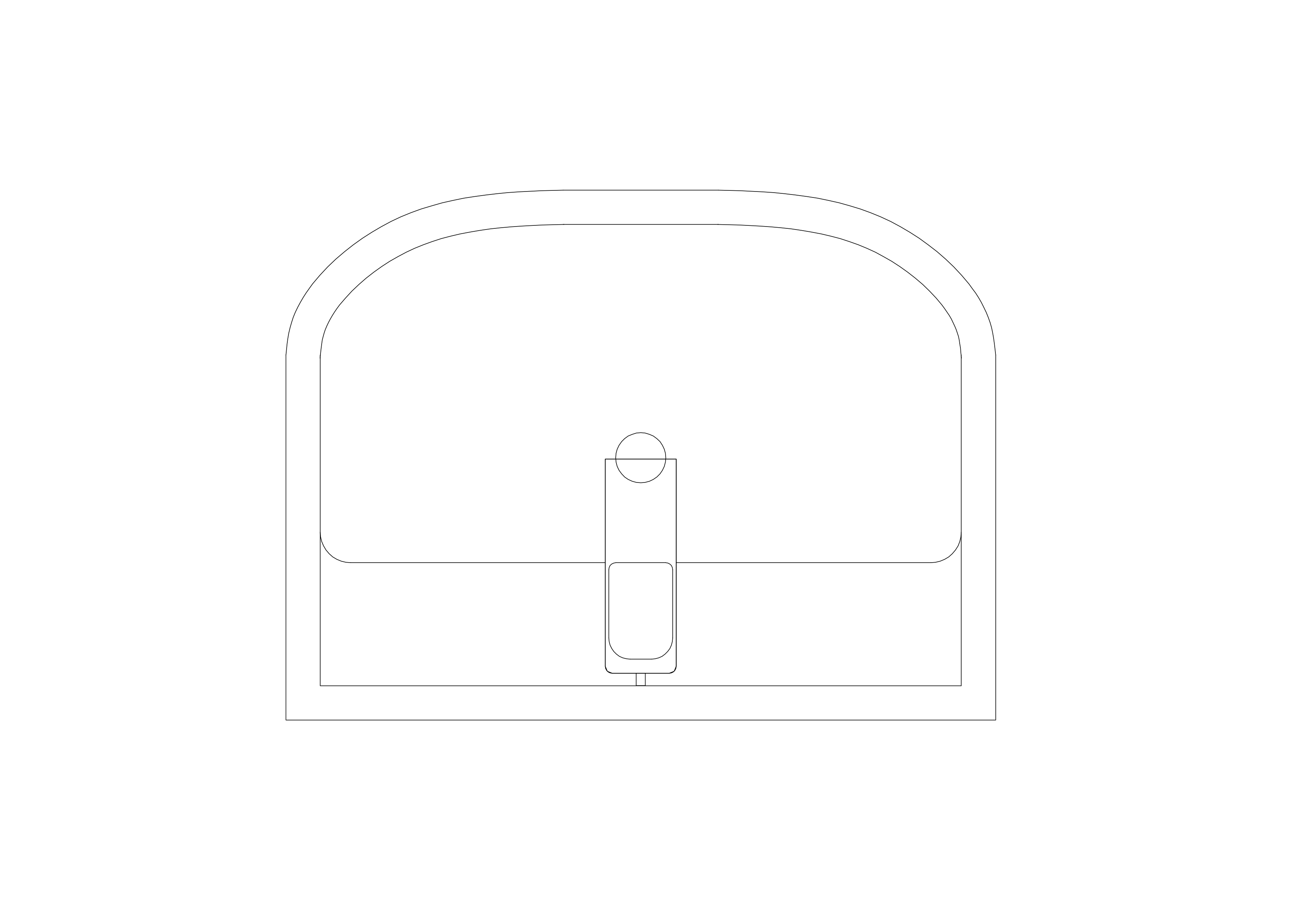 Free Sink Top View CAD Block – DWG, DXF, PDF Format