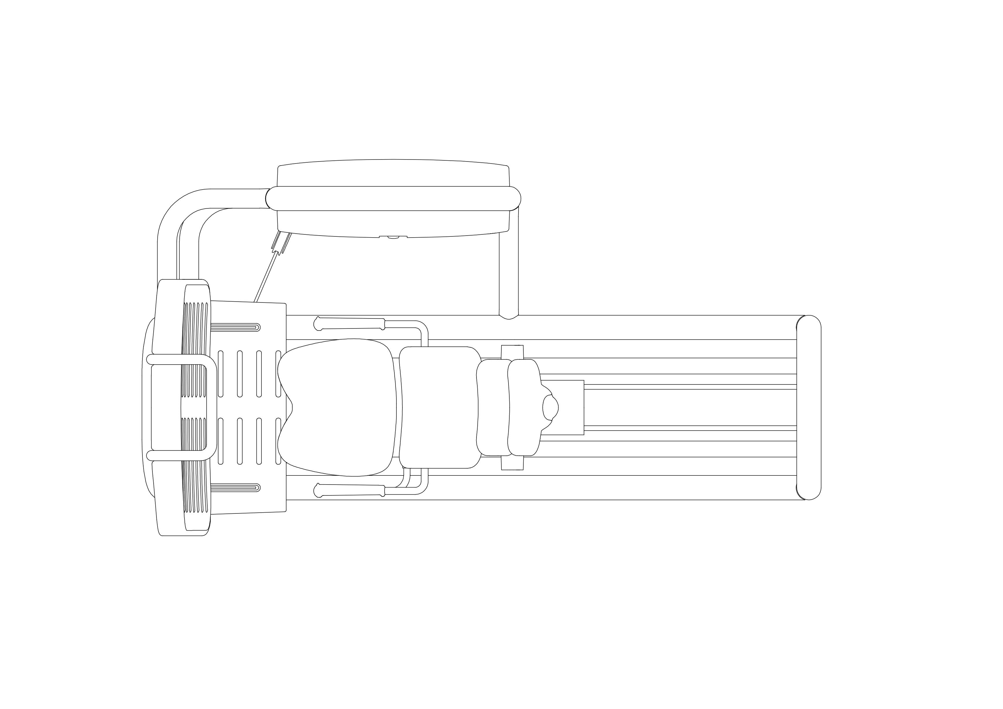 Free Gym Equipment Top View CAD Block – DWG, DXF, PDF Format