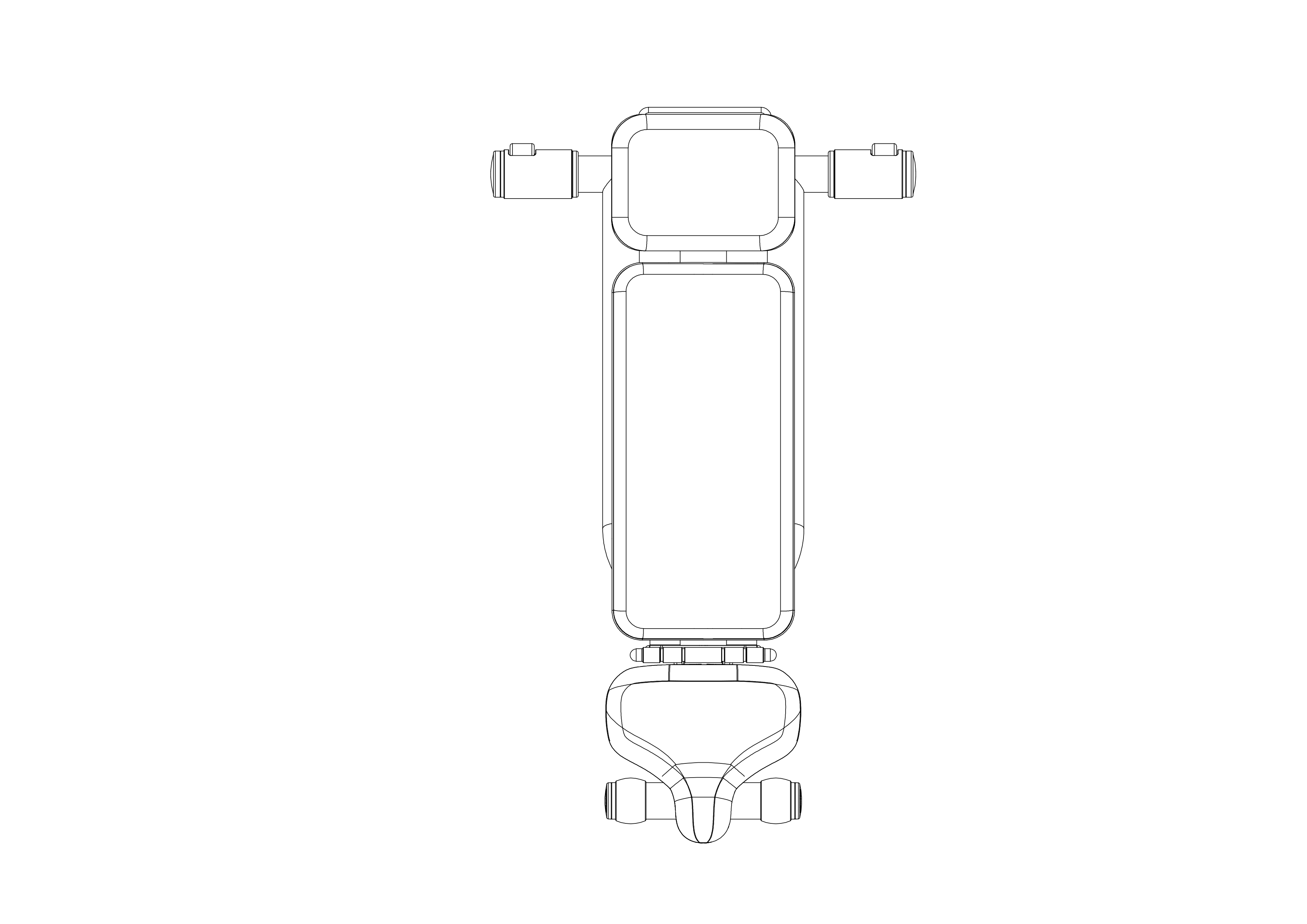 Free Gym Equipment Top View CAD Block – DWG, DXF, PDF Format