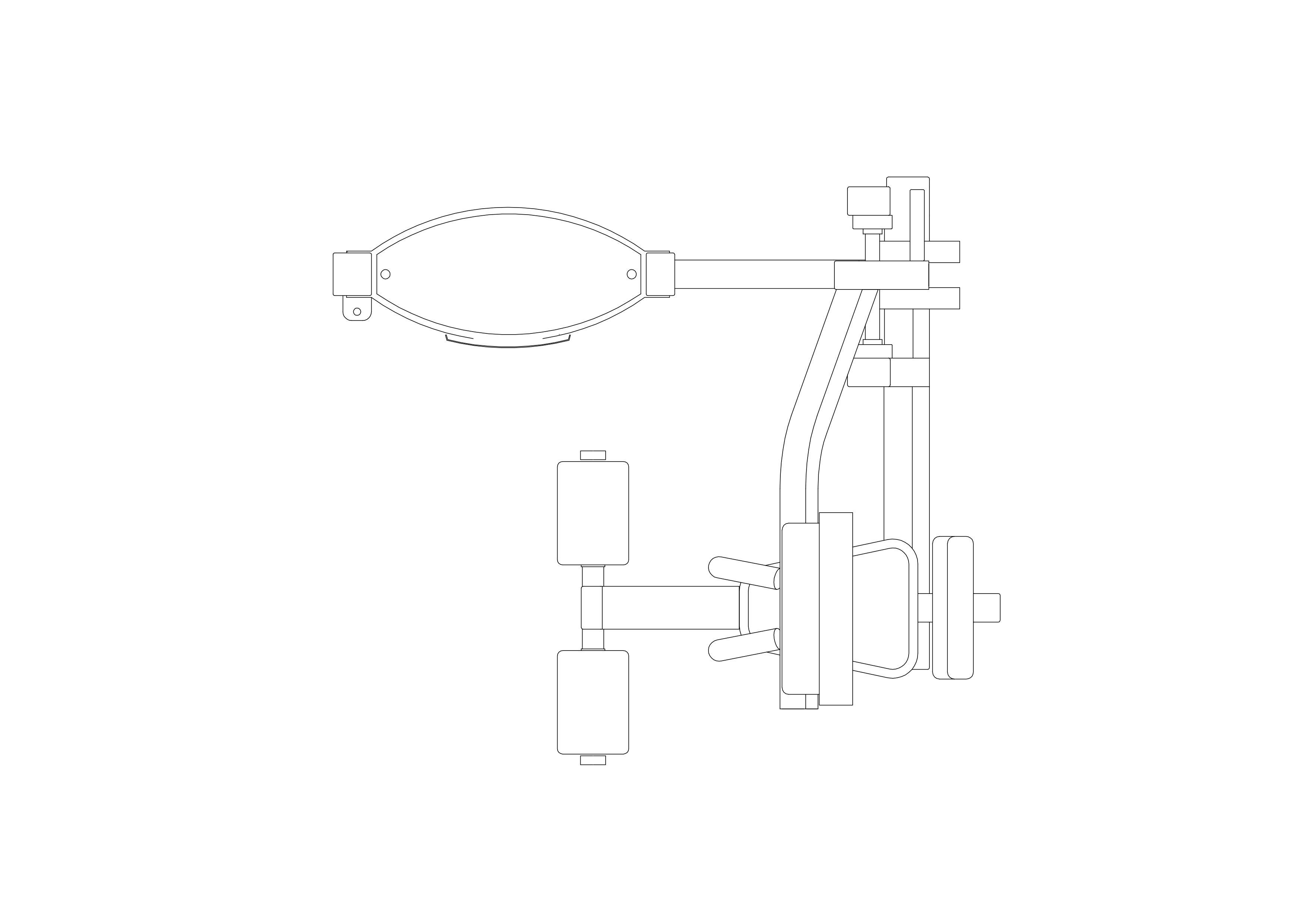 Free Gym Equipment Top View CAD Block – DWG, DXF, PDF Format