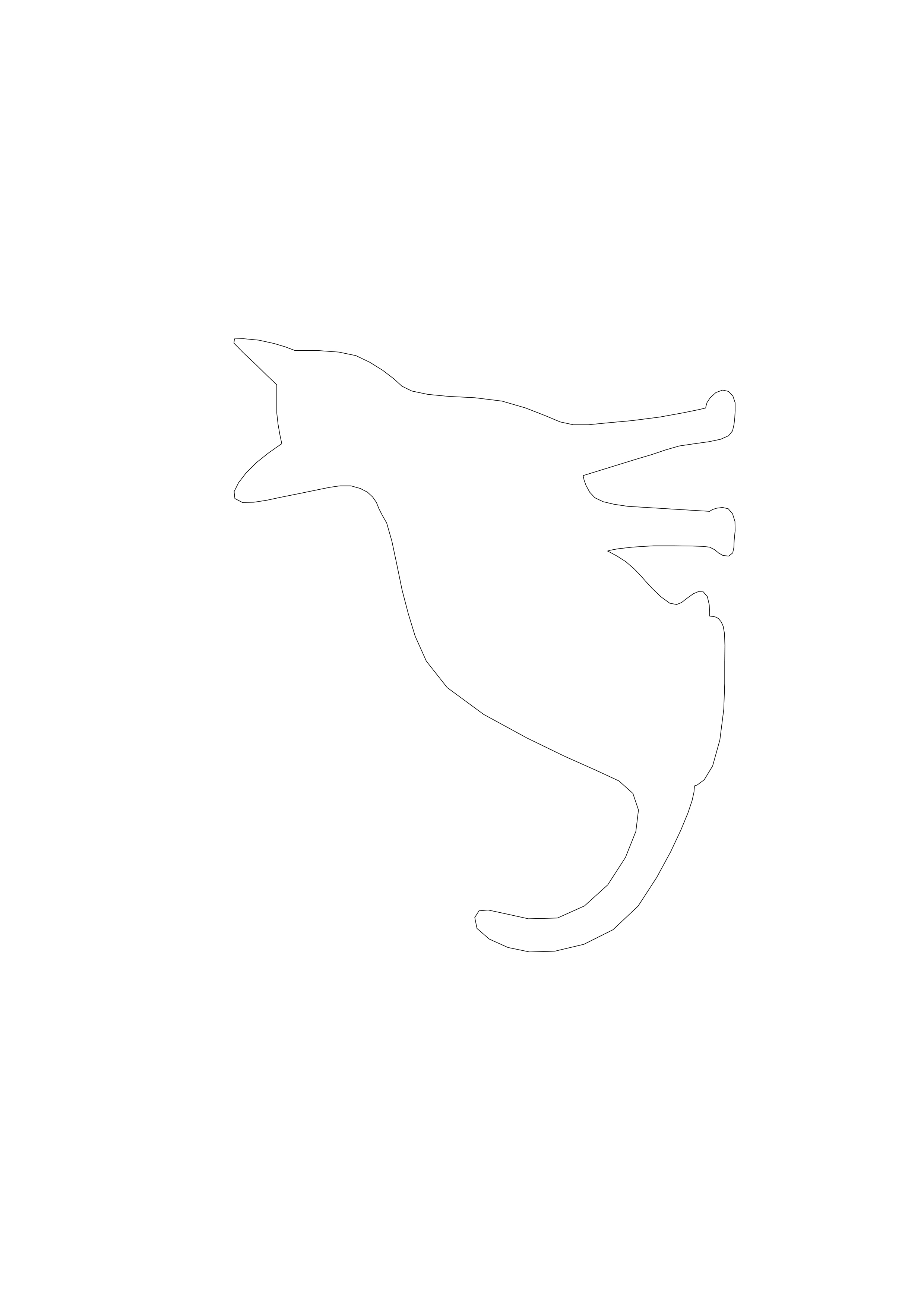 Free Cat CAD Block – DWG, DXF, PDF Format