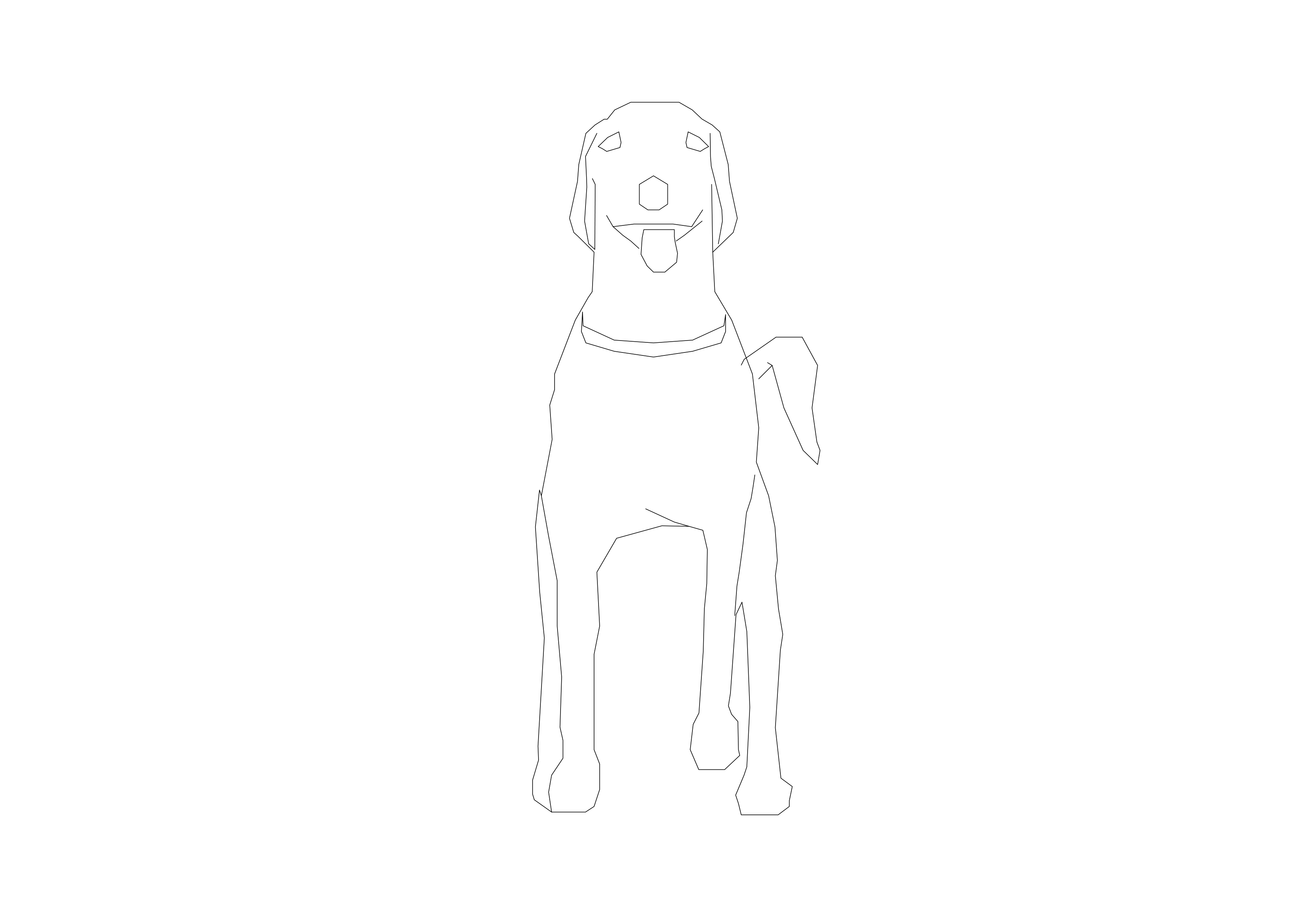 Free Dog CAD Block – DWG, DXF, PDF Format