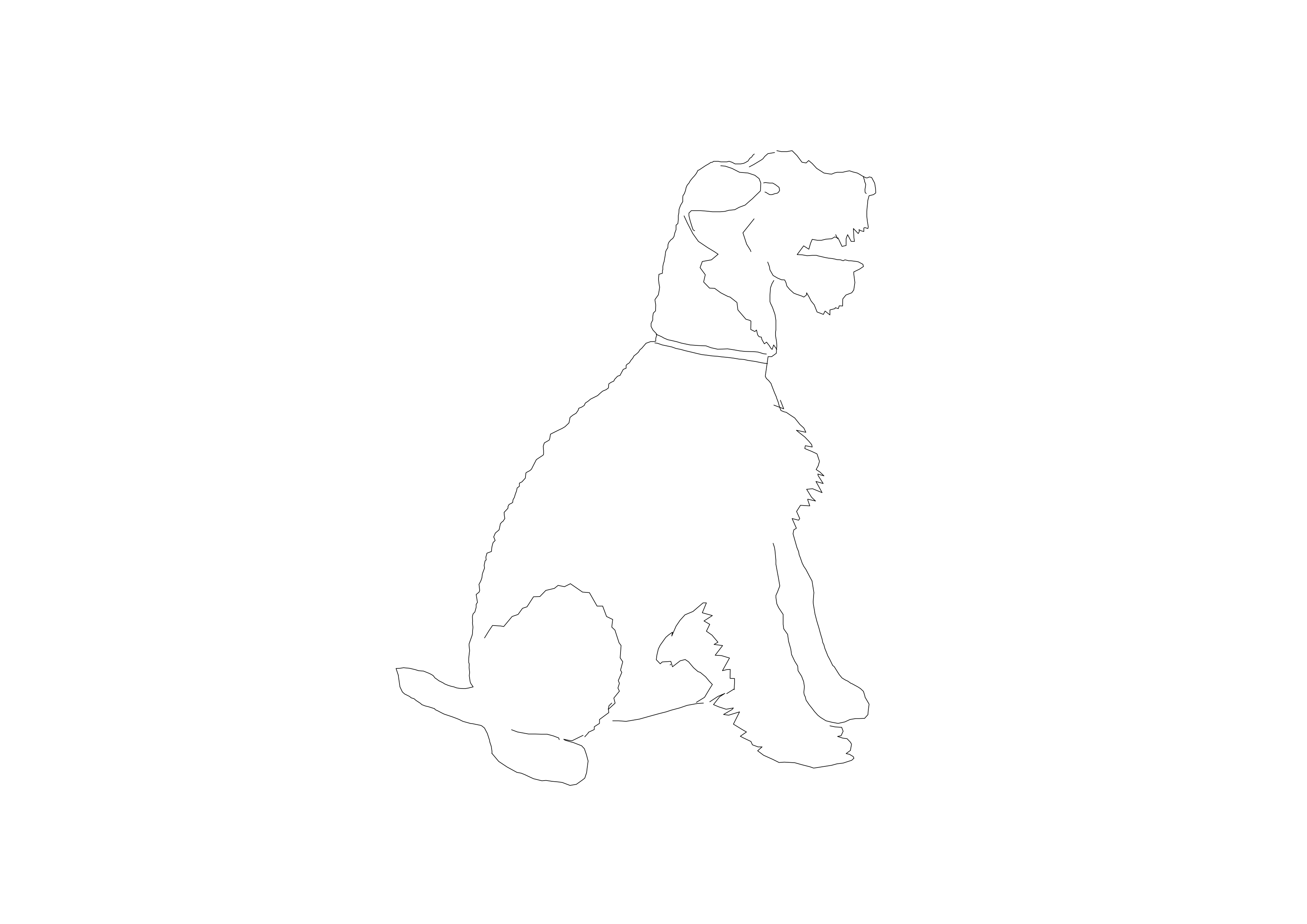 Free Dog CAD Block – DWG, DXF, PDF Format