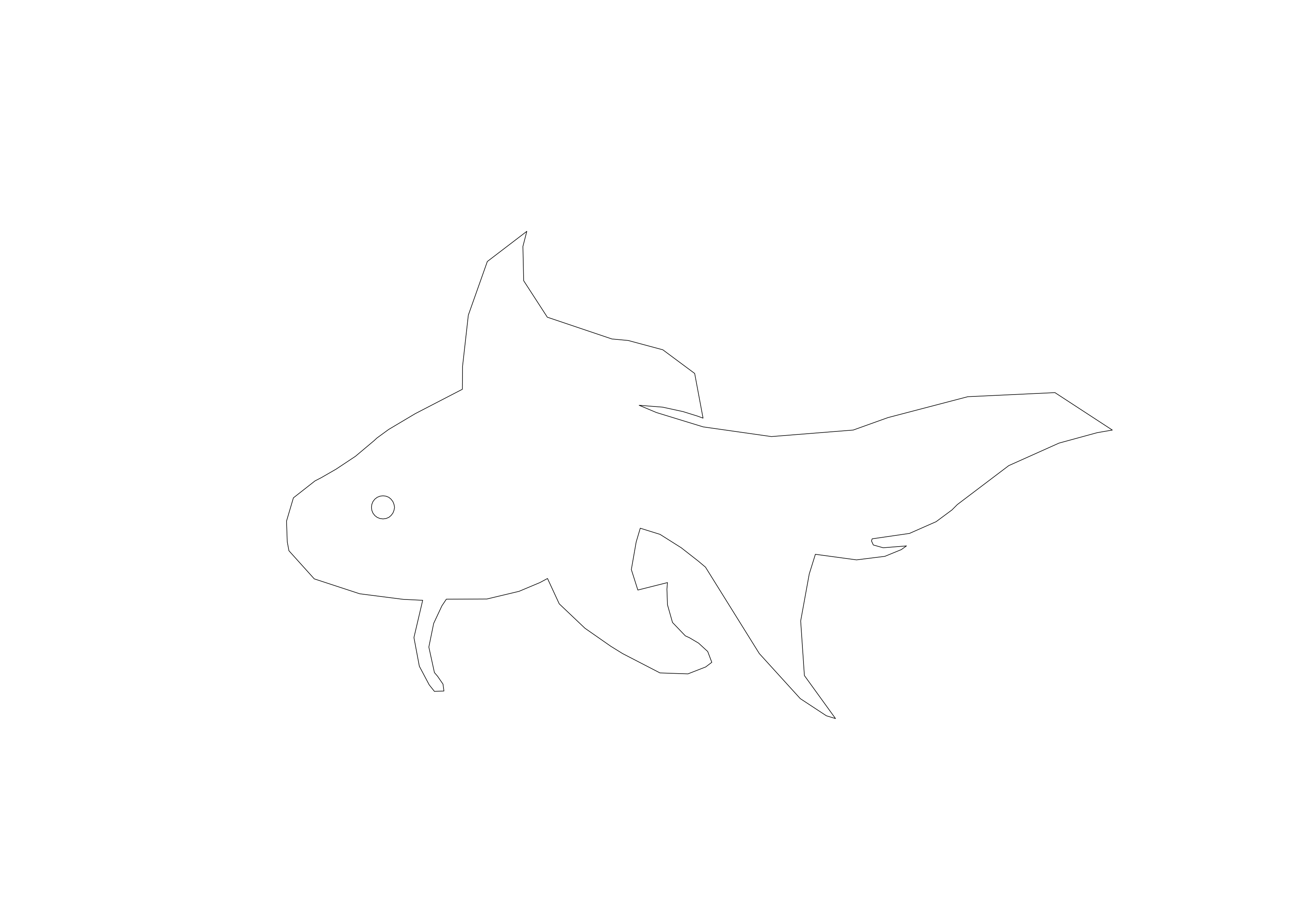 Free Fish CAD Block – DWG, DXF, PDF Format