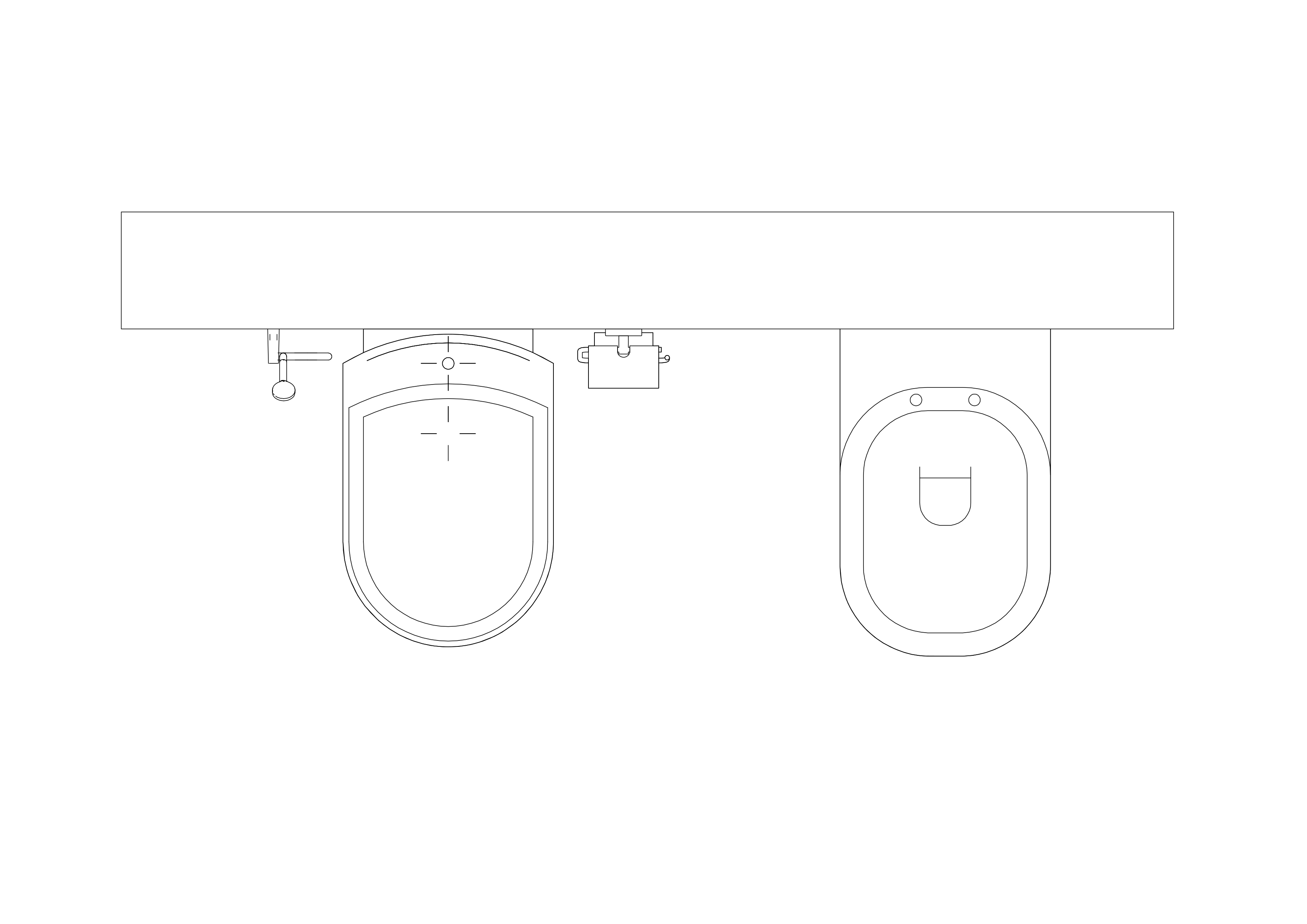 Free Toilet Top View CAD Block – DWG, DXF, PDF Format