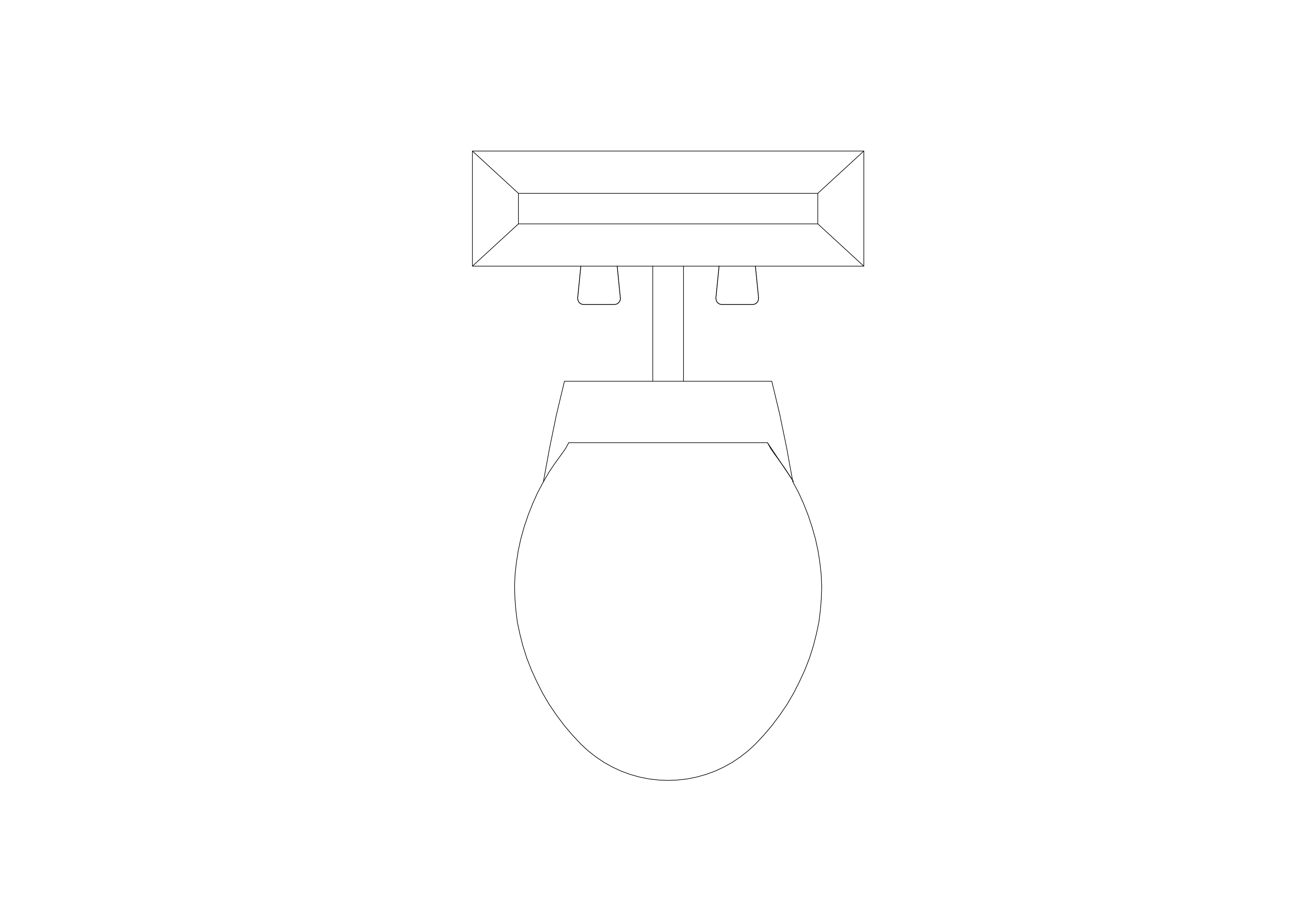 Free Toilet Top View CAD Block – DWG, DXF, PDF Format