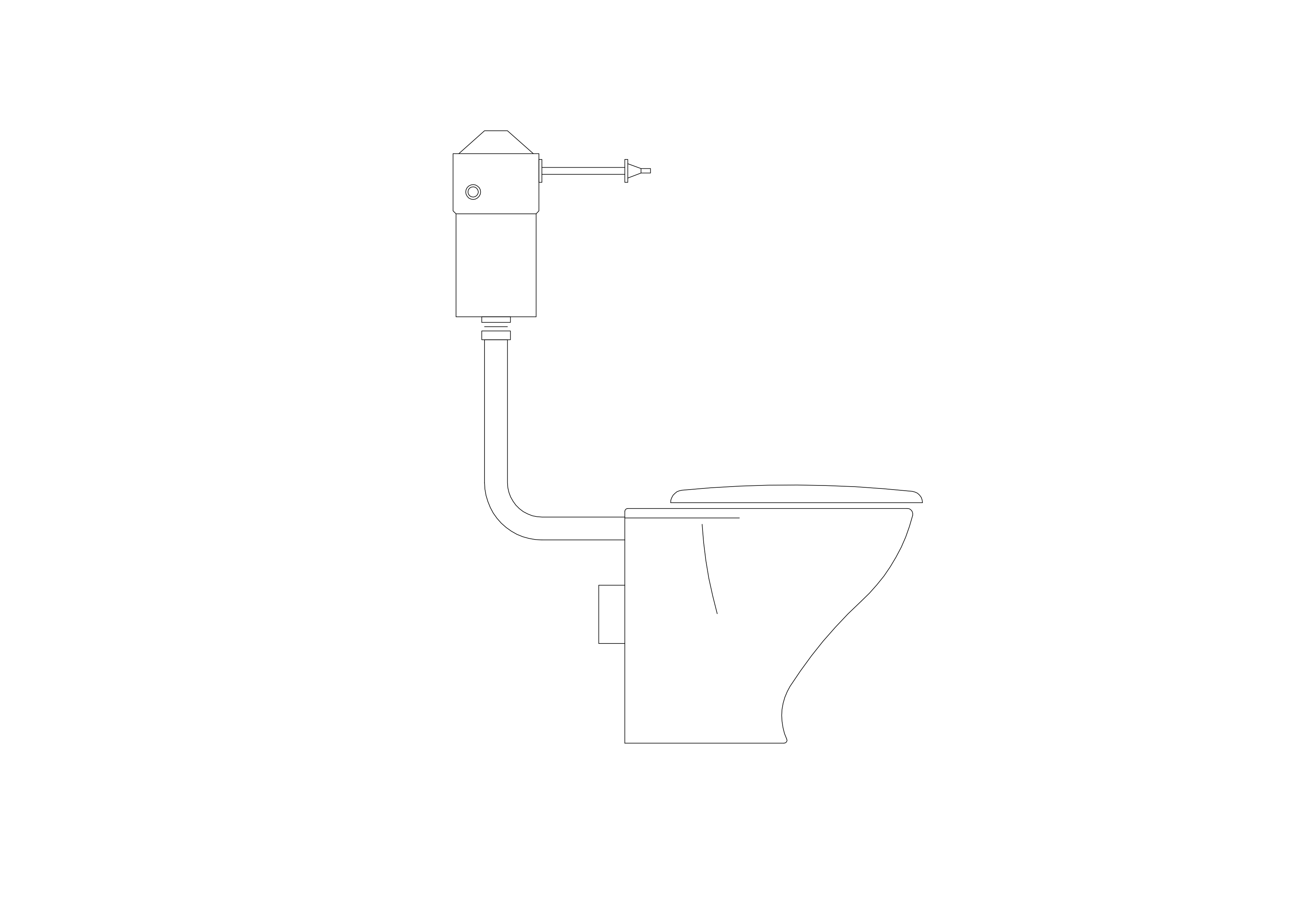 Free Toilet elevation CAD Block – DWG, DXF, PDF Format