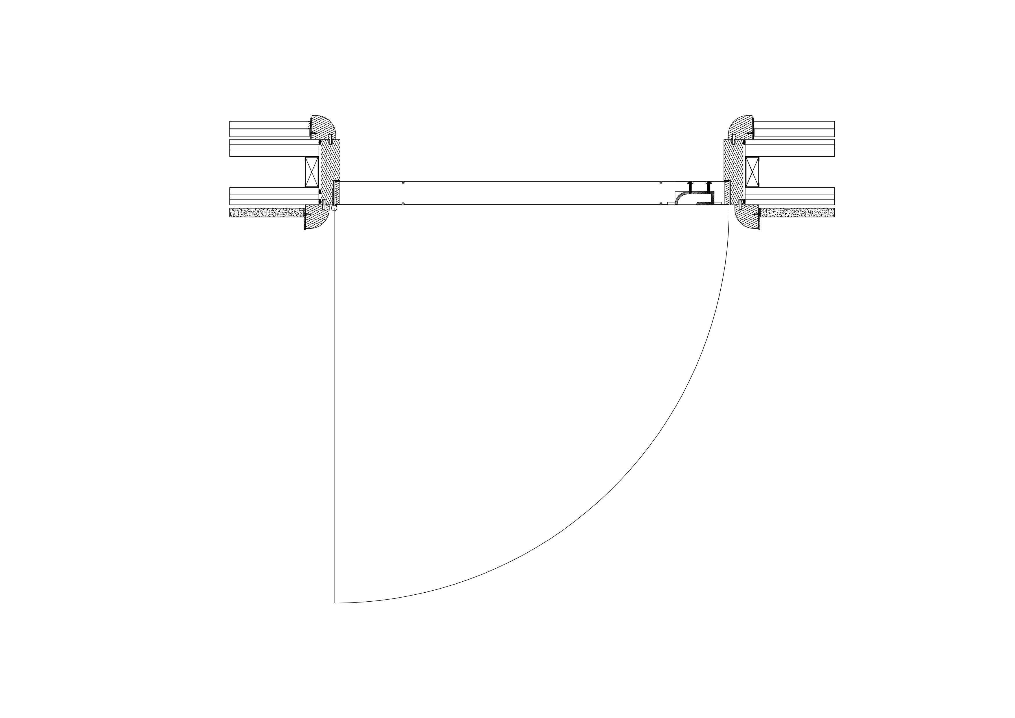 Free Door Top View CAD Block – DWG, DXF, PDF Format