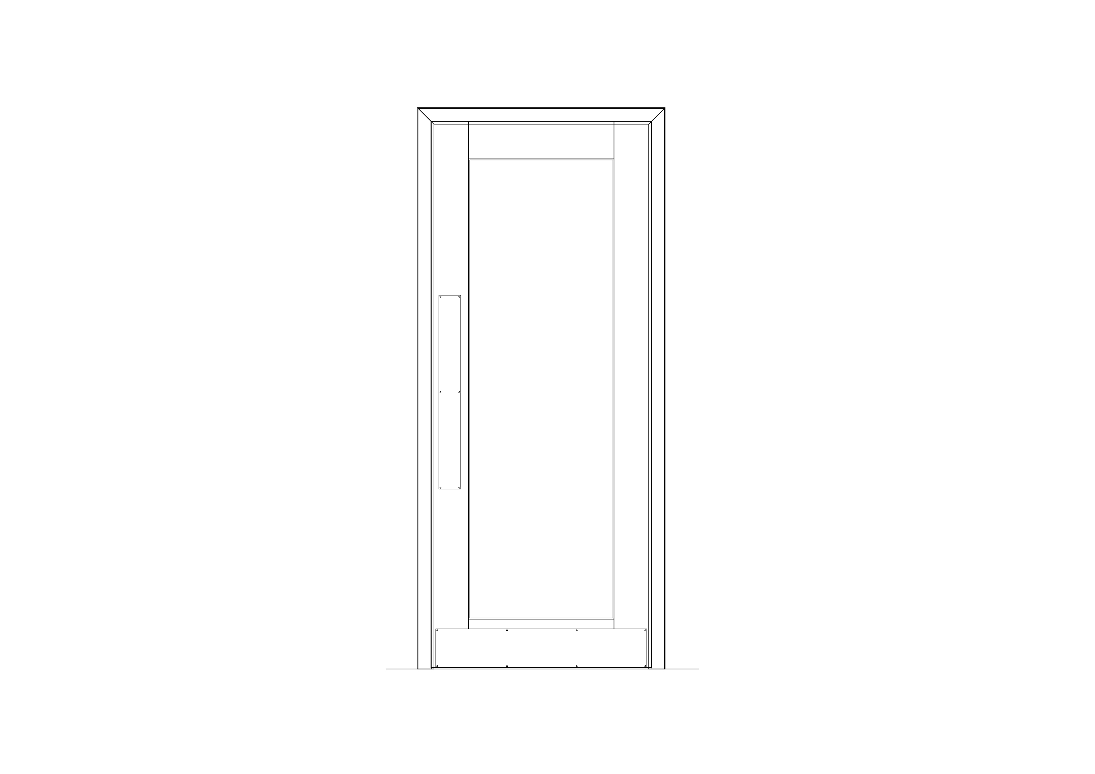 Free Door Elevation CAD Block – DWG, DXF, PDF Format