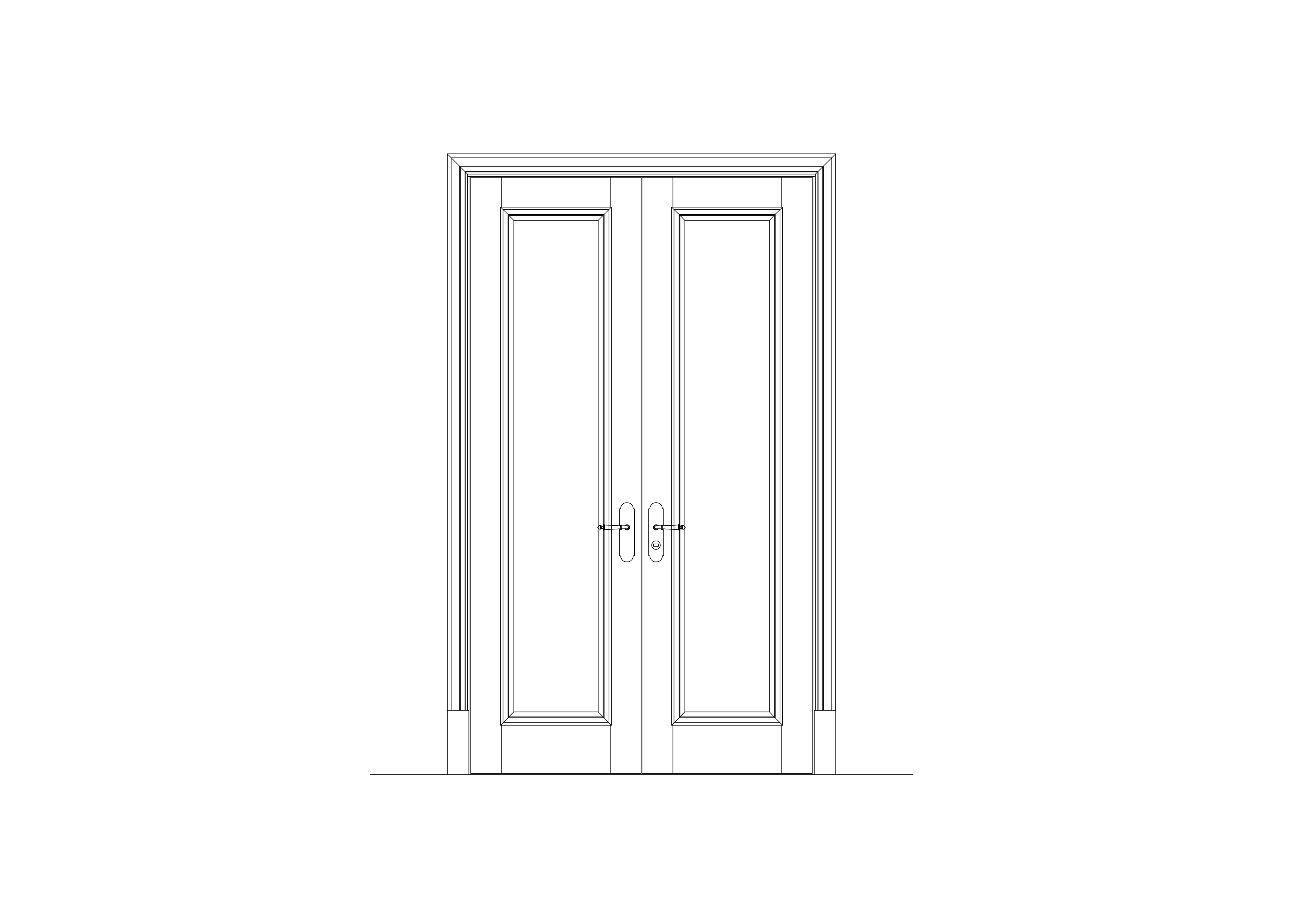 Free Door Elevation CAD Block – DWG, DXF, PDF Format