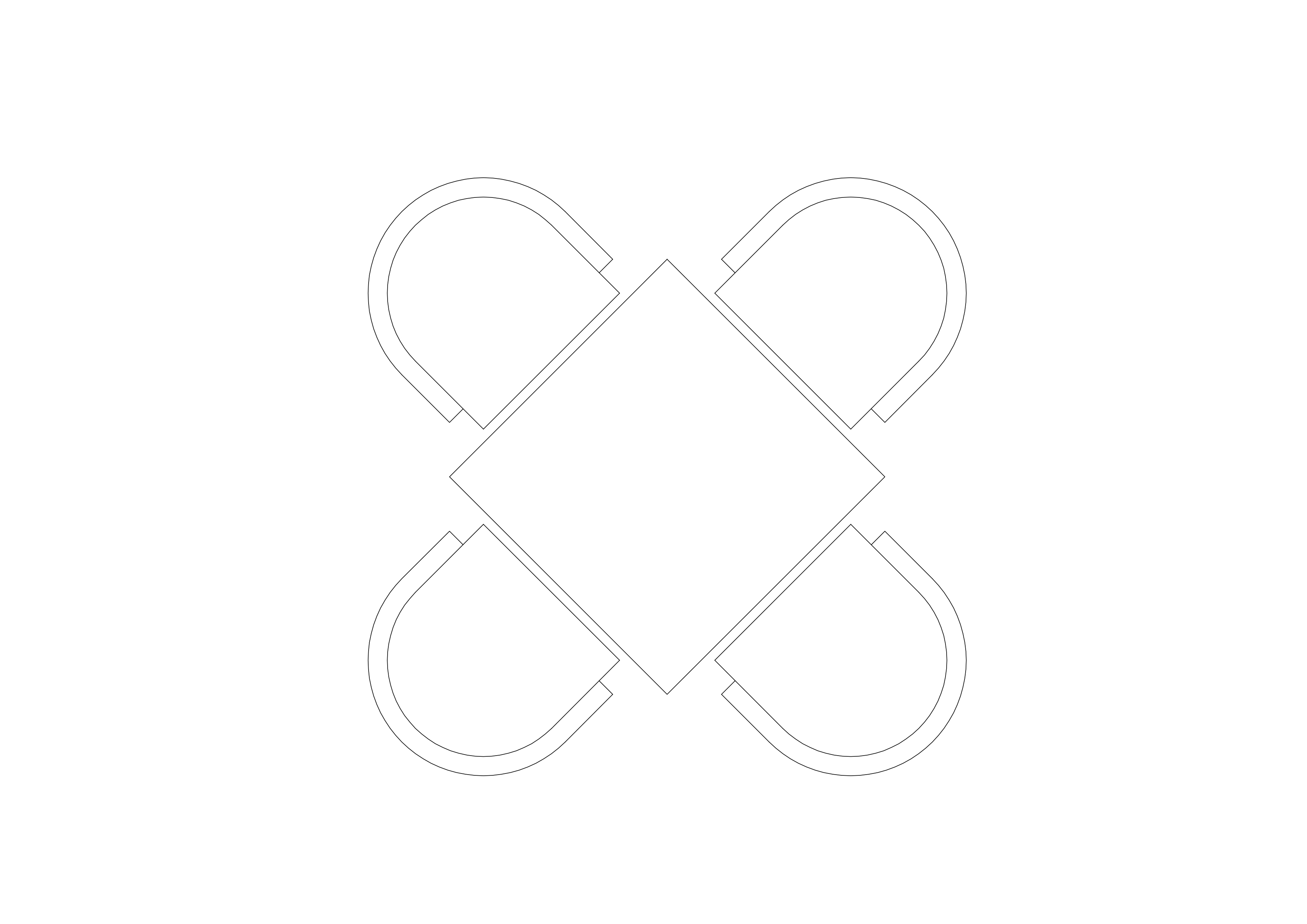 Free Dining Table and Chairs Setup CAD Block – DWG, DXF, PDF Format