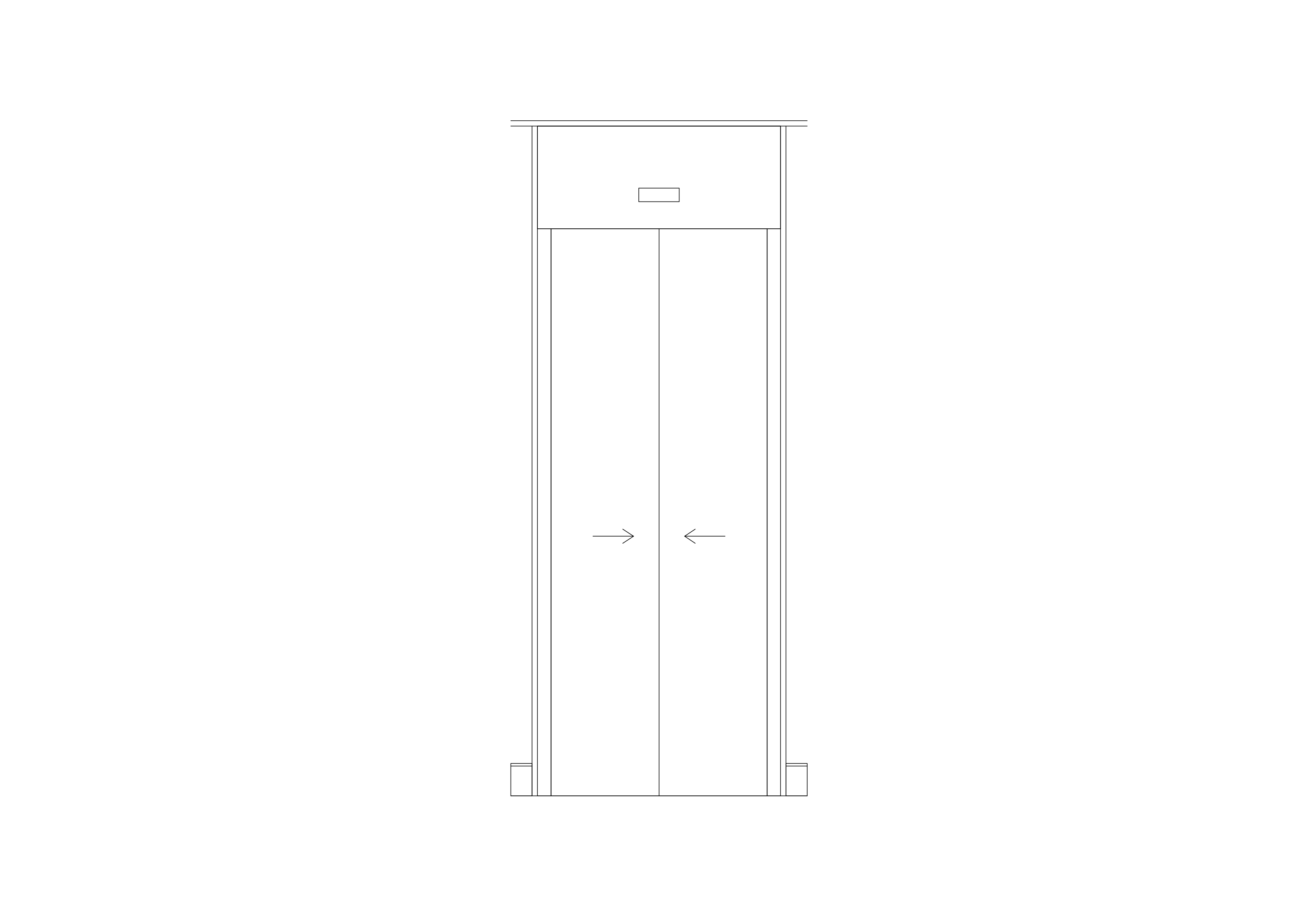 Free Lift Elevation CAD Block – DWG, DXF, PDF Format