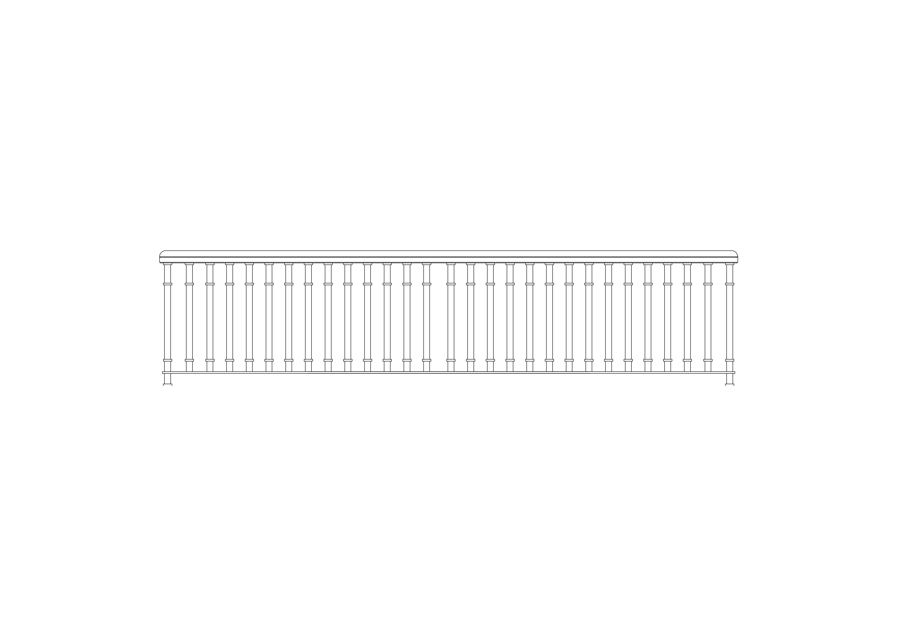 Free Balcony Rails CAD Block – DWG, DXF, PDF Format