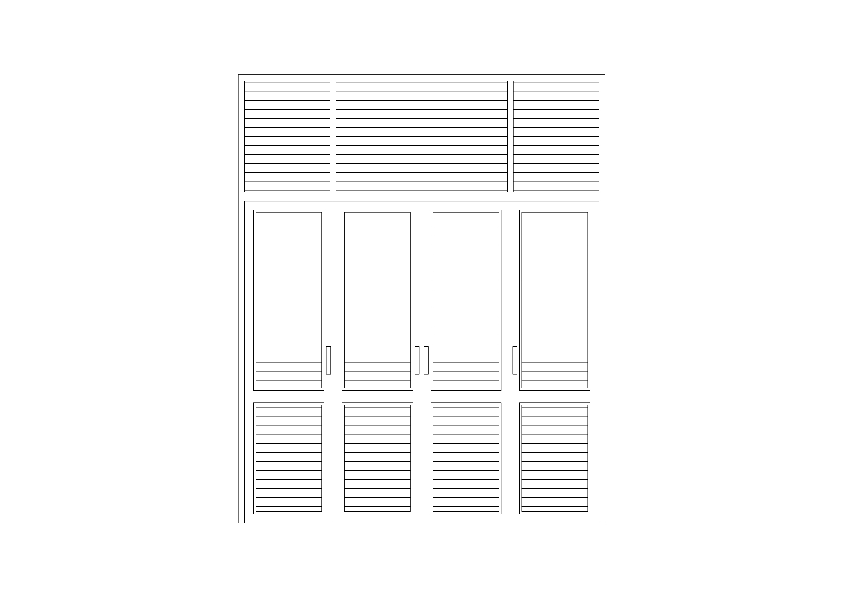 Free Shutter Elevation CAD Block – DWG, DXF, PDF Format