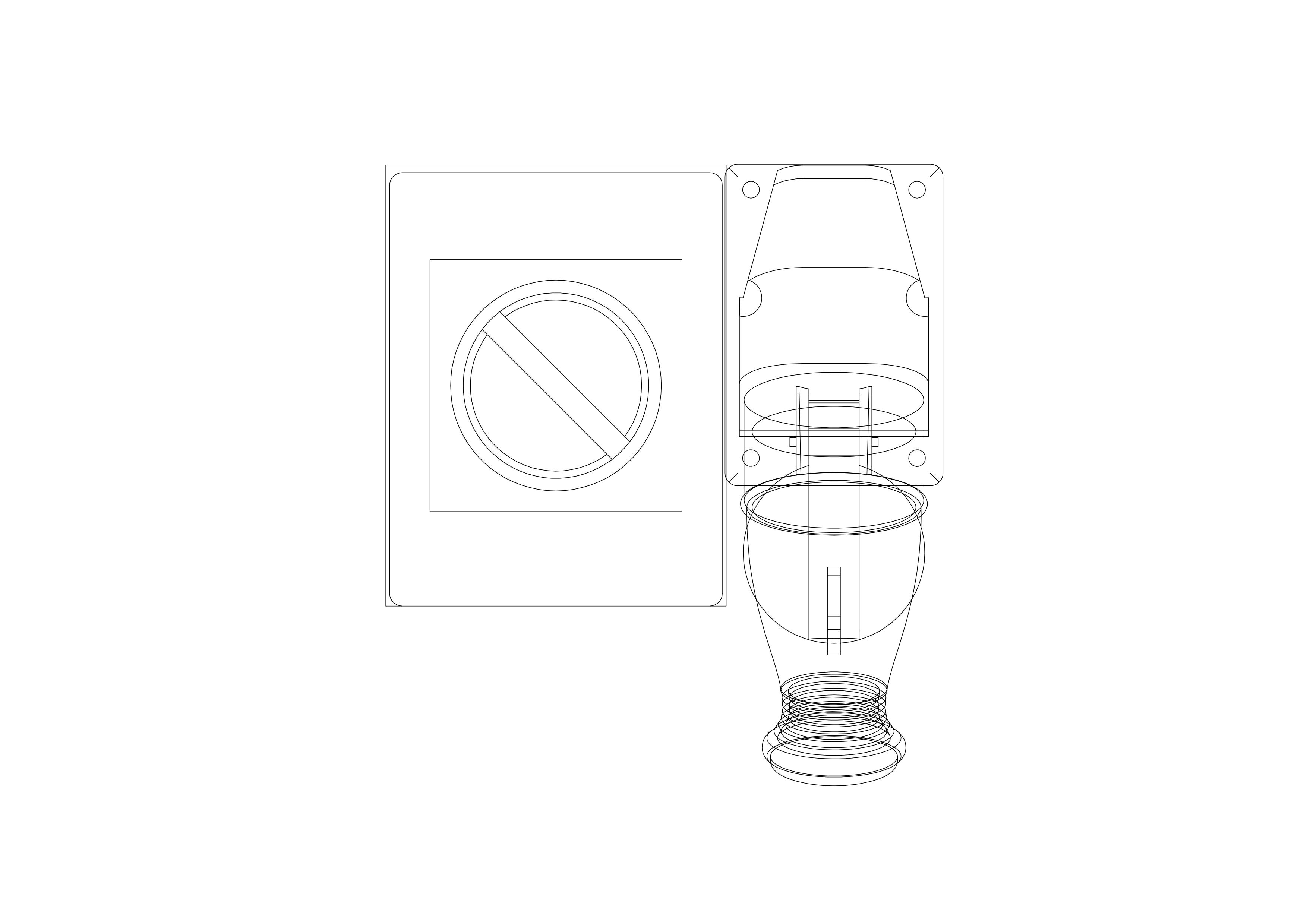 Free Socket Elevation CAD Block – DWG, DXF, PDF Format