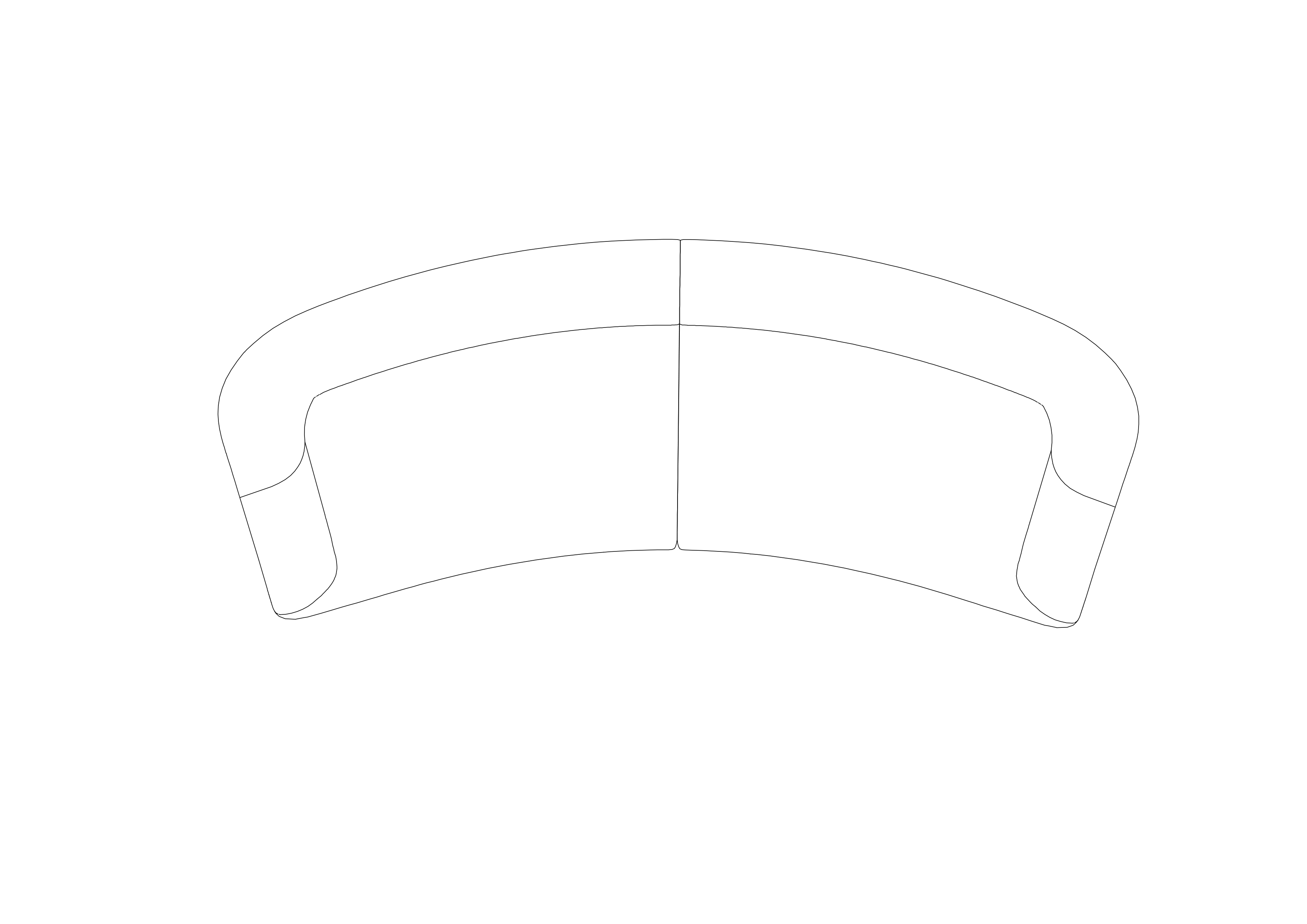 Free Sofa Top View CAD Block – DWG, DXF, PDF Format