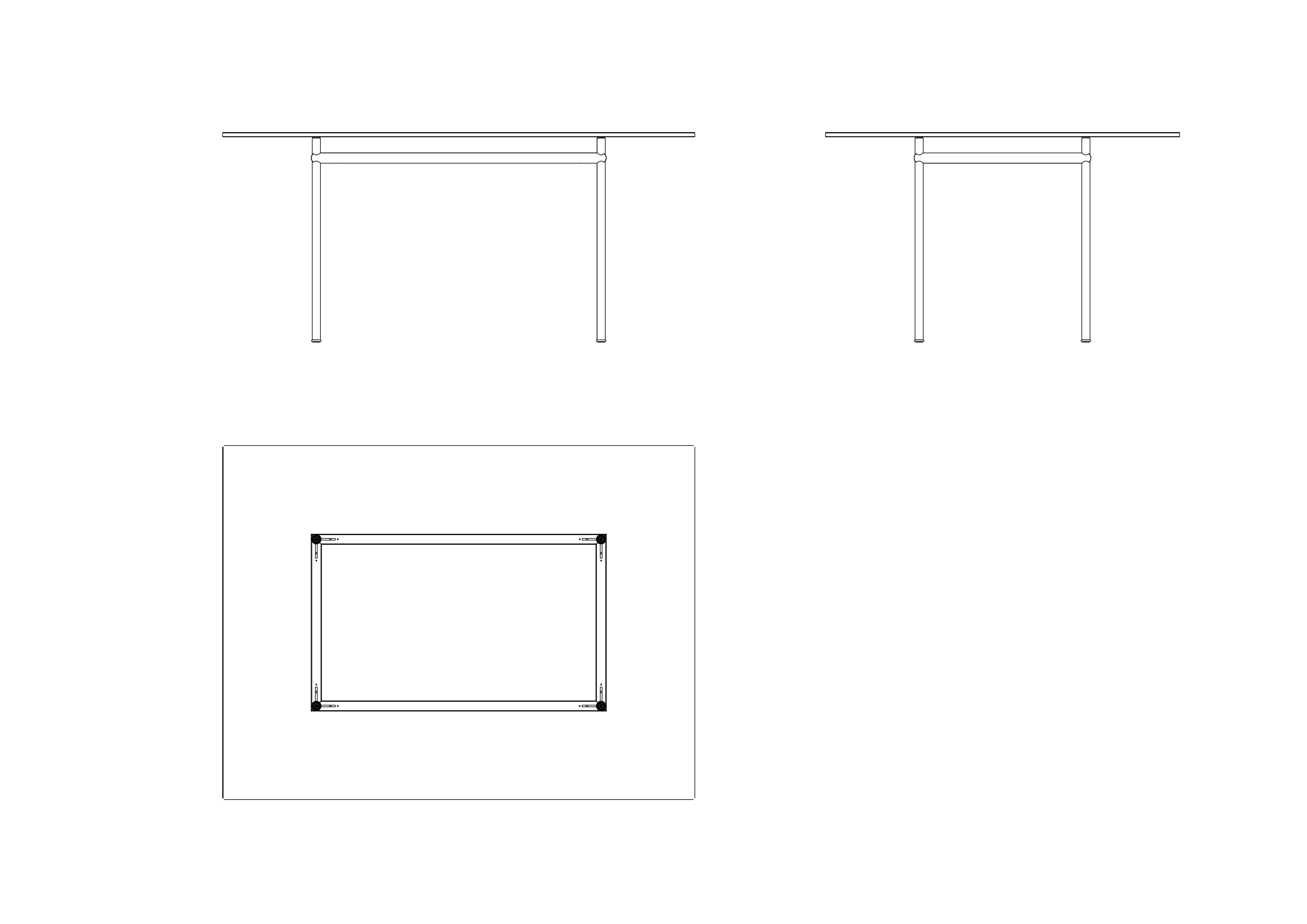Free LC12 Table by Le Corbusier CAD Block – DWG, DXF, PDF Format